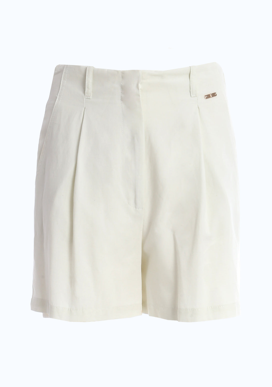 Short pant regular fit made in viscose and linen