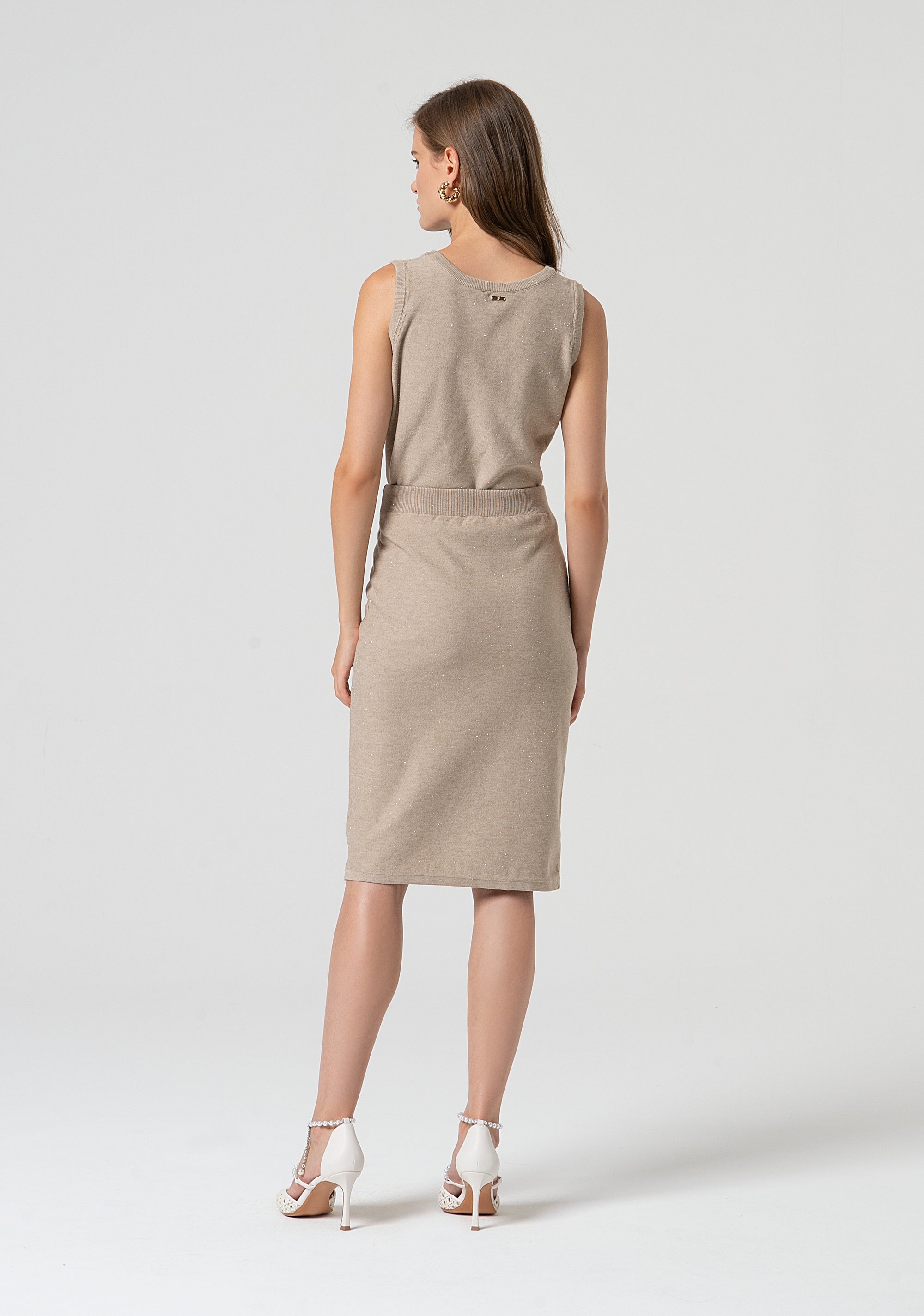 Knitted slim skirt Fracomina FS25SG4004K501J5-050-3