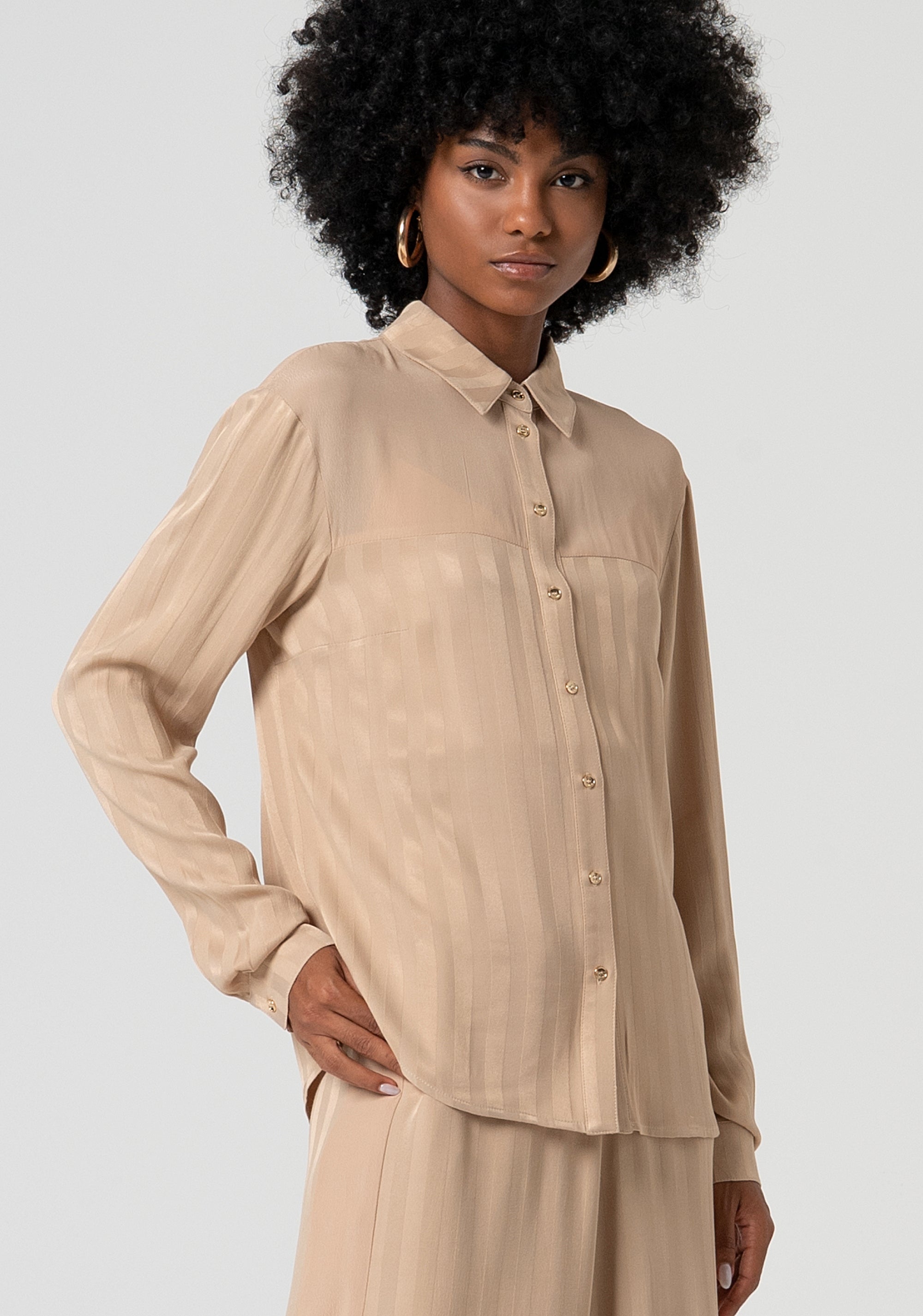 Shirt loose fit made in viscose Fracomina FS25ST6005W413N8-050-2