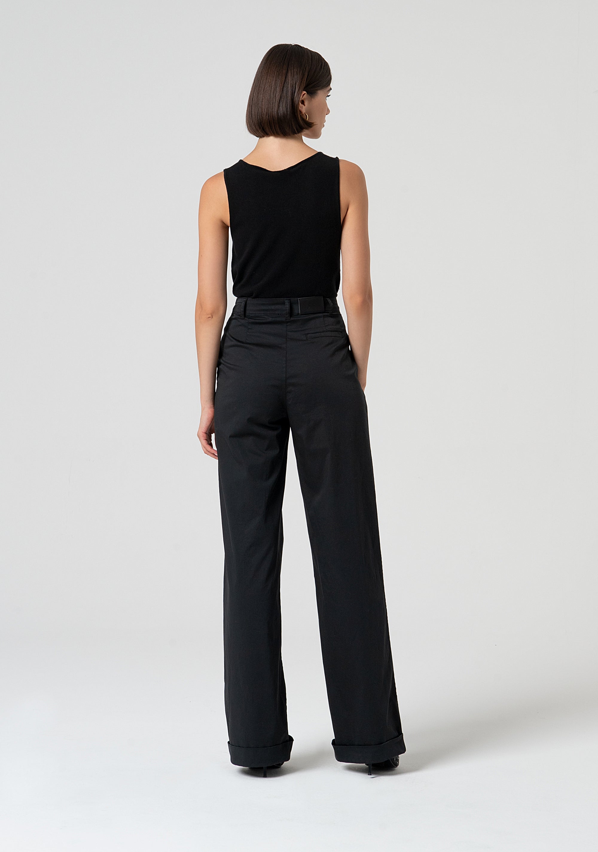 Palazzo pant with high waist Fracomina FS25SV3006W70201-053-4