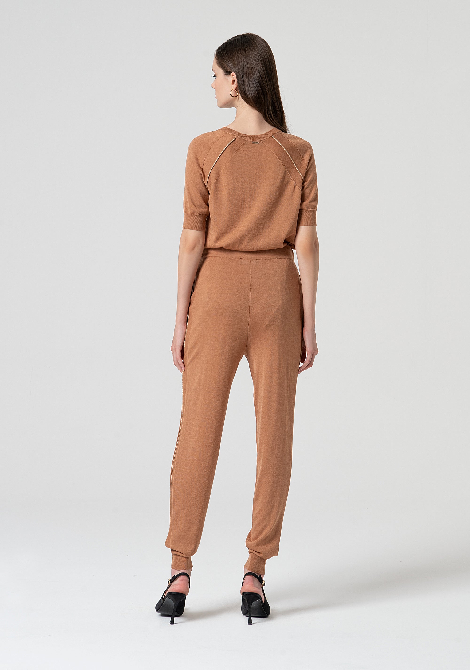 Knitted jogger pant regular fit Fracomina FS25SV7001K54701-E11-4