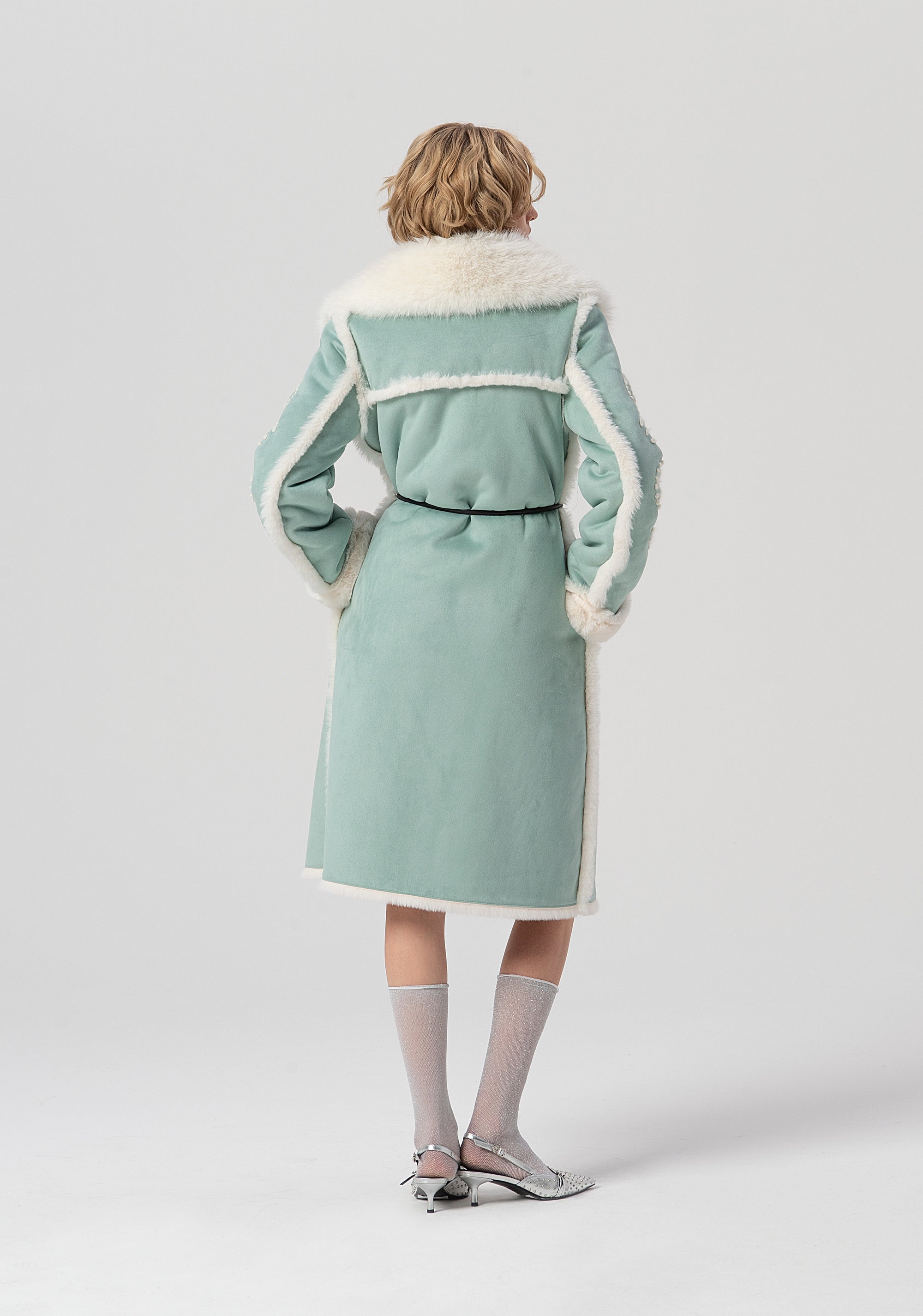Coat over fit with shawl collar Fracomina FS25WC1004O44601-806-3