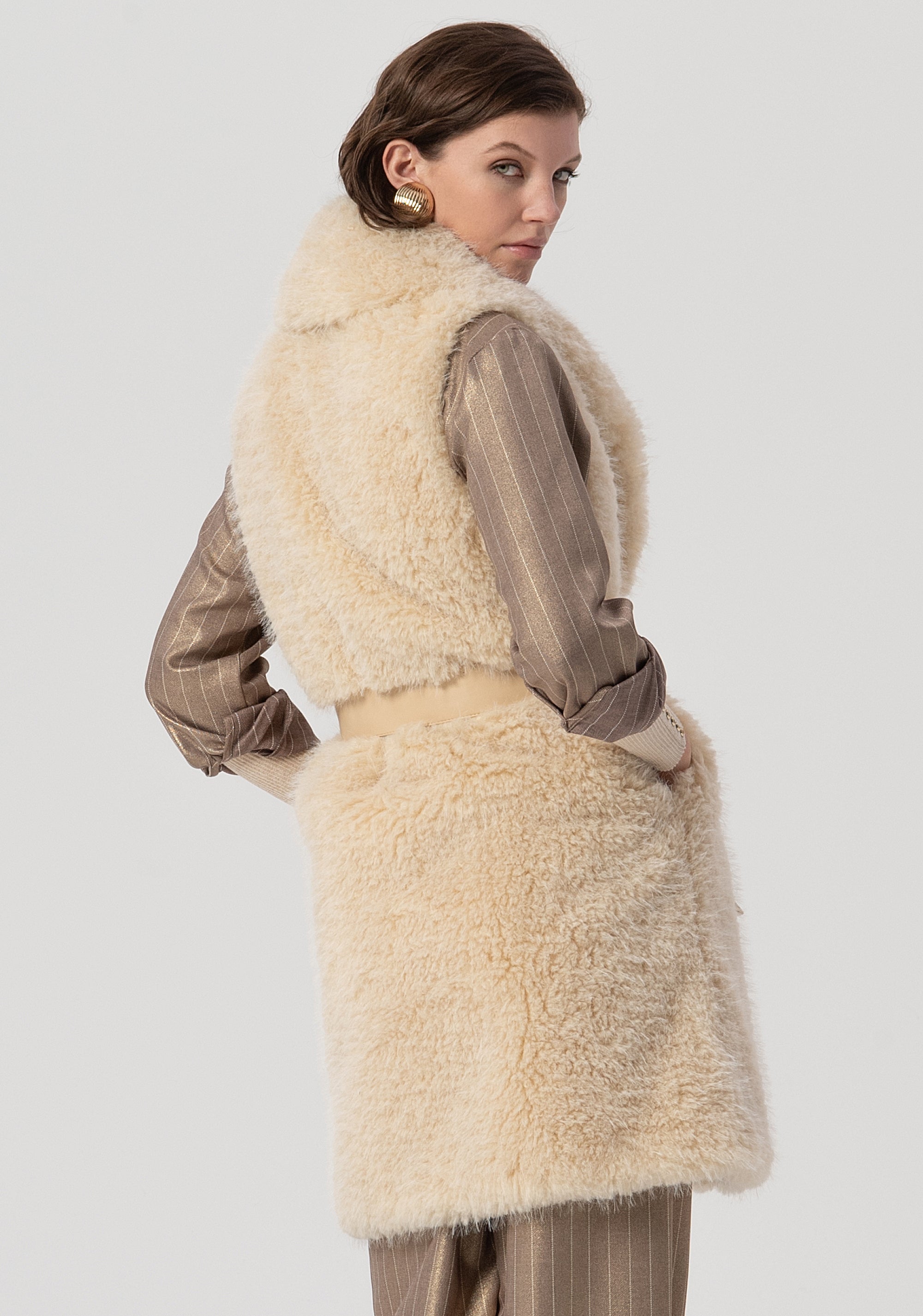 Long gilet regular fit Fracomina FS25WC4002O44501-050-3