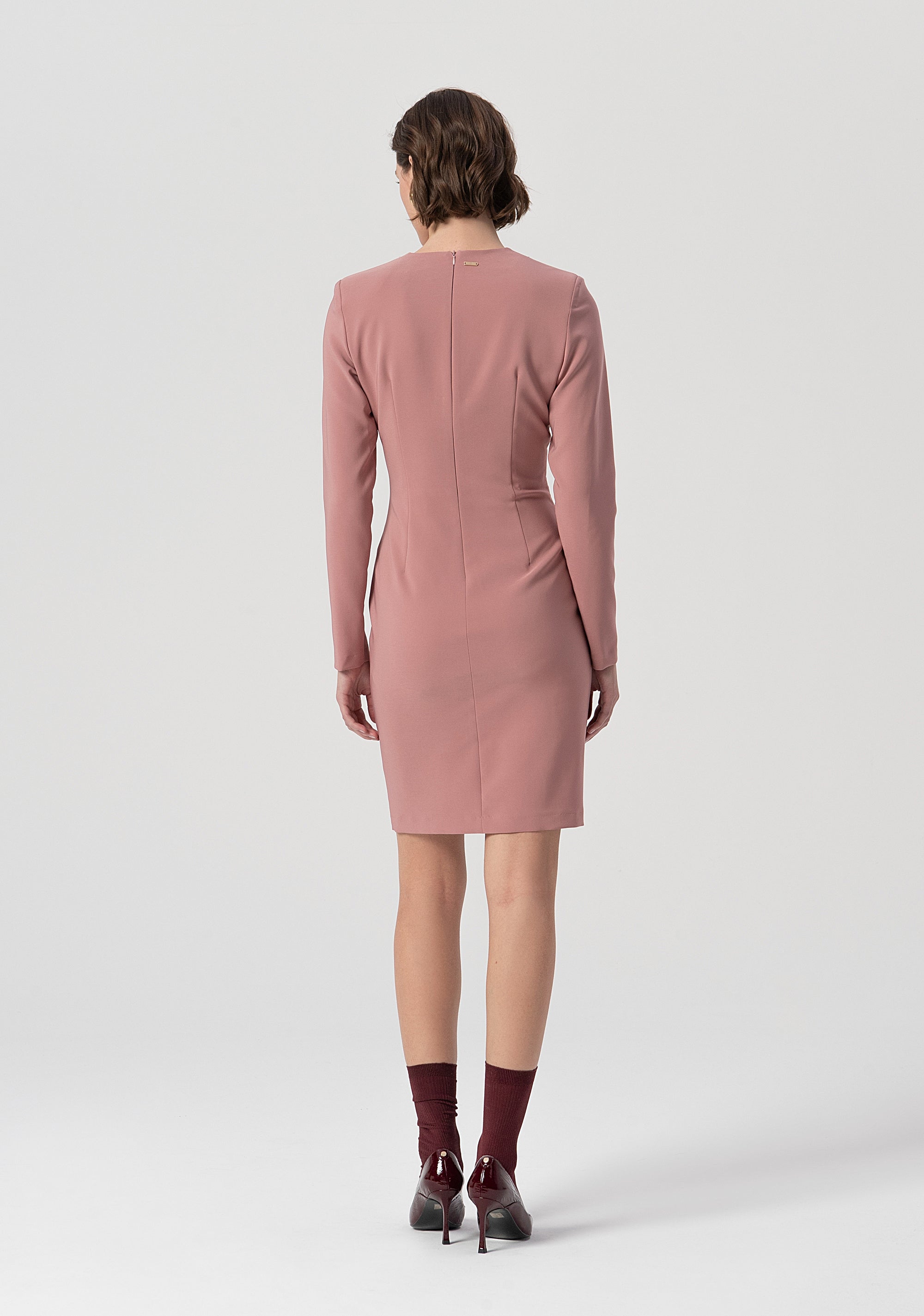 Mini dress slim fit made in stretch fabric Fracomina FS25WD1004W42901-238-3