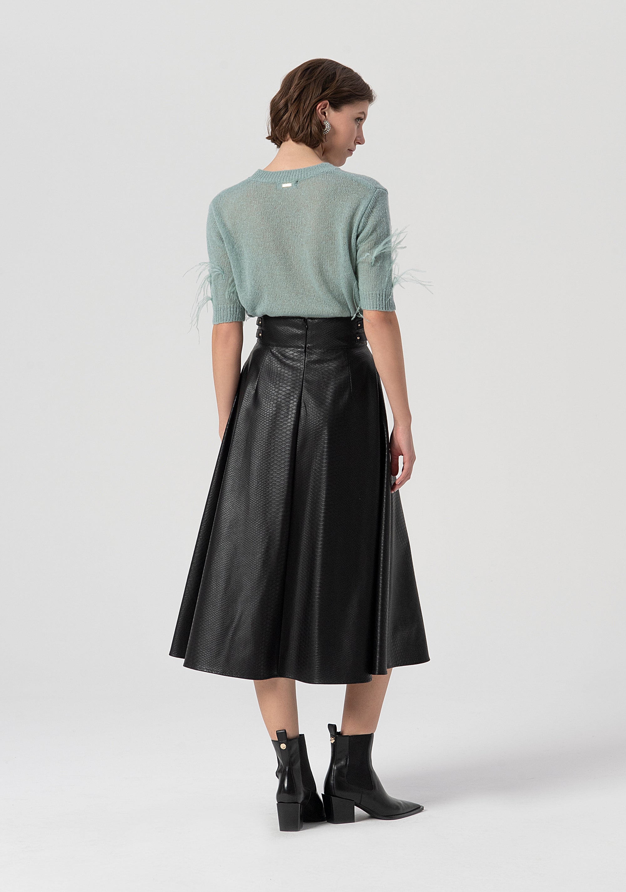 Skirt flared middle length Fracomina FS25WG2001P41101-053-3