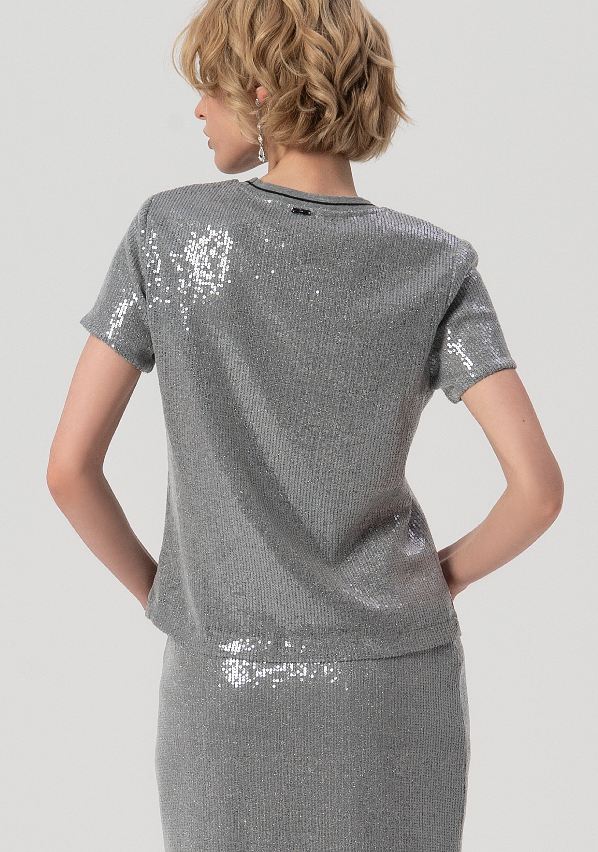 Blouse regular fit with sequins Fracomina FS25WT1001W53601-156-3