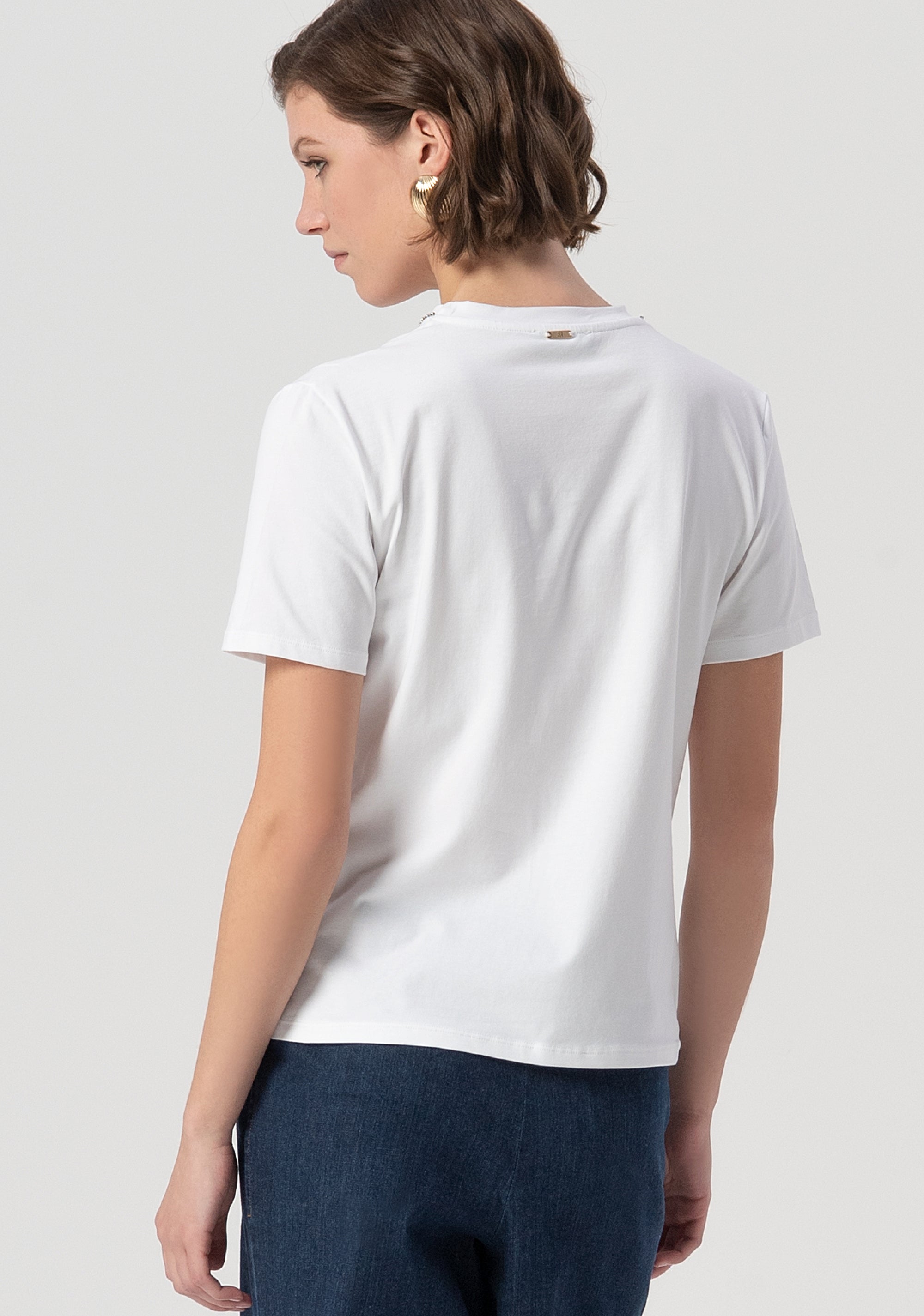 T-shirt regular fit made in stretch jersey Fracomina FS25WT3002J40101-278-3