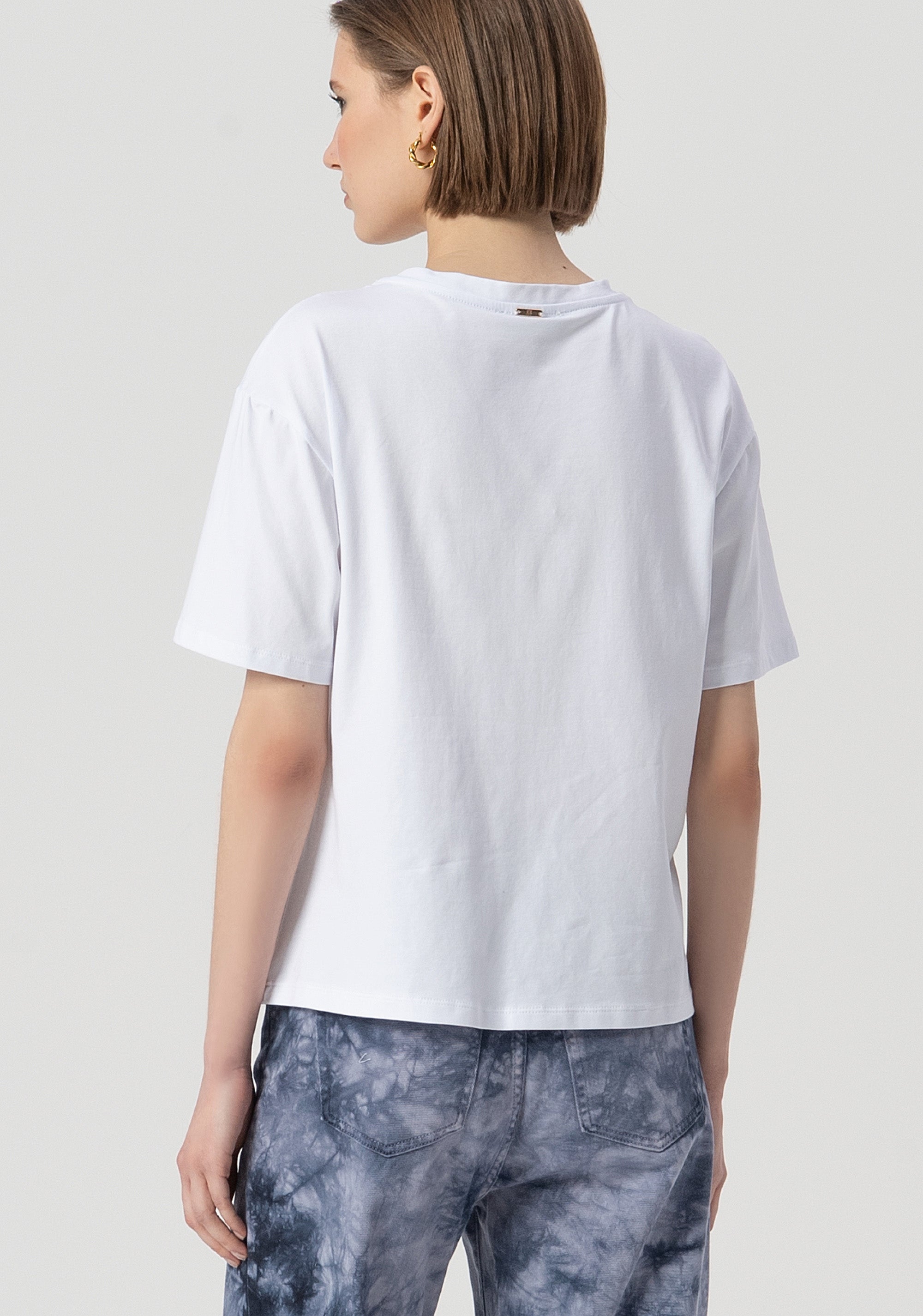 T-shirt over fit made in stretch jersey Fracomina FS25WT3003J401R8-278-3