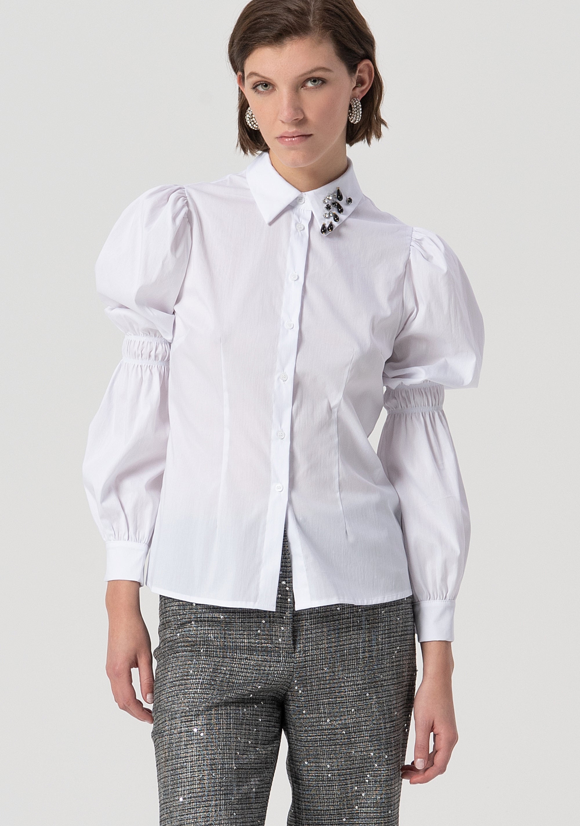 Shirt slim made in stretch popeline Fracomina FS25WT6006W52001-278-1