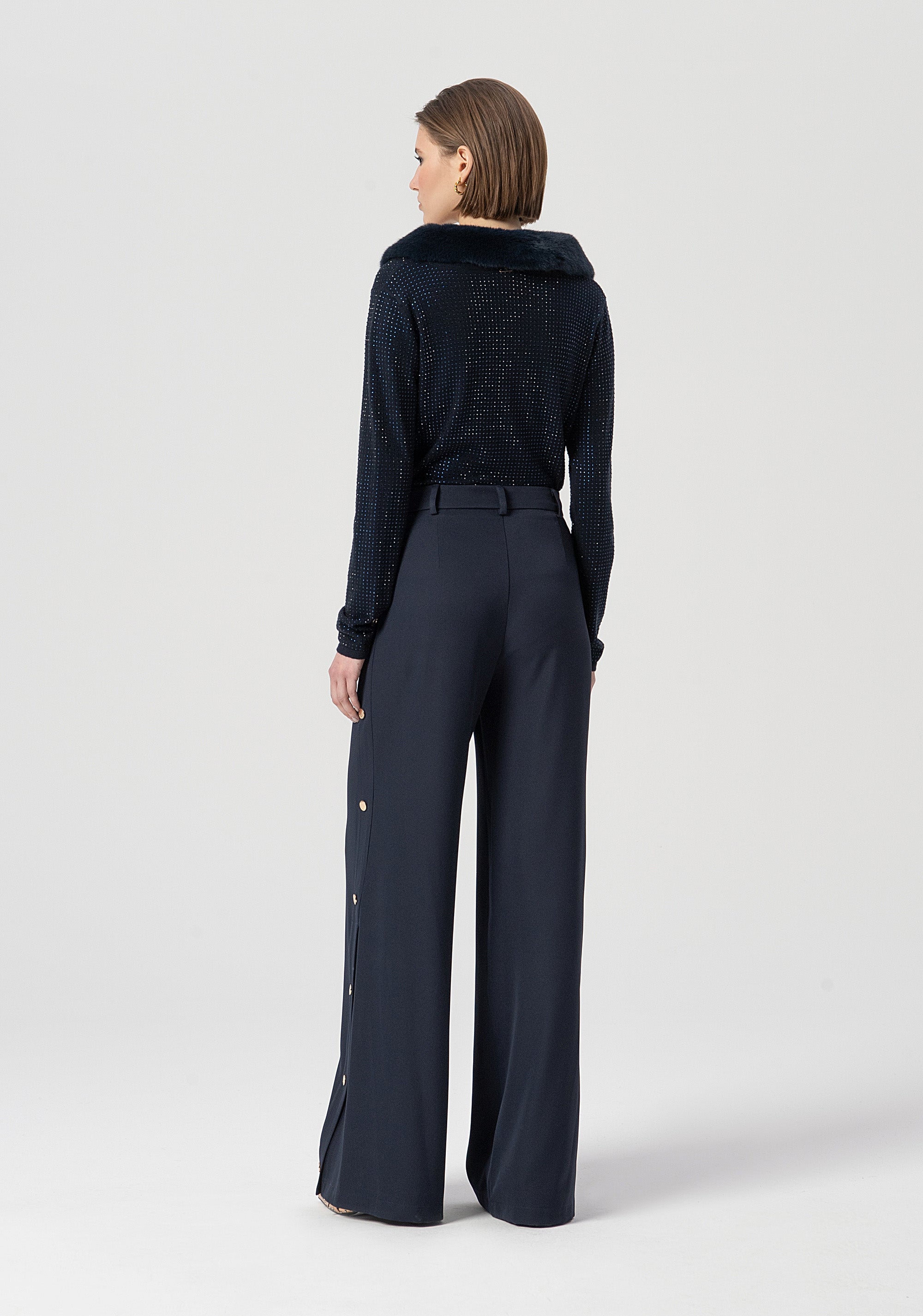 Palazzo pant flared Fracomina FS25WV3001W47601-064-3