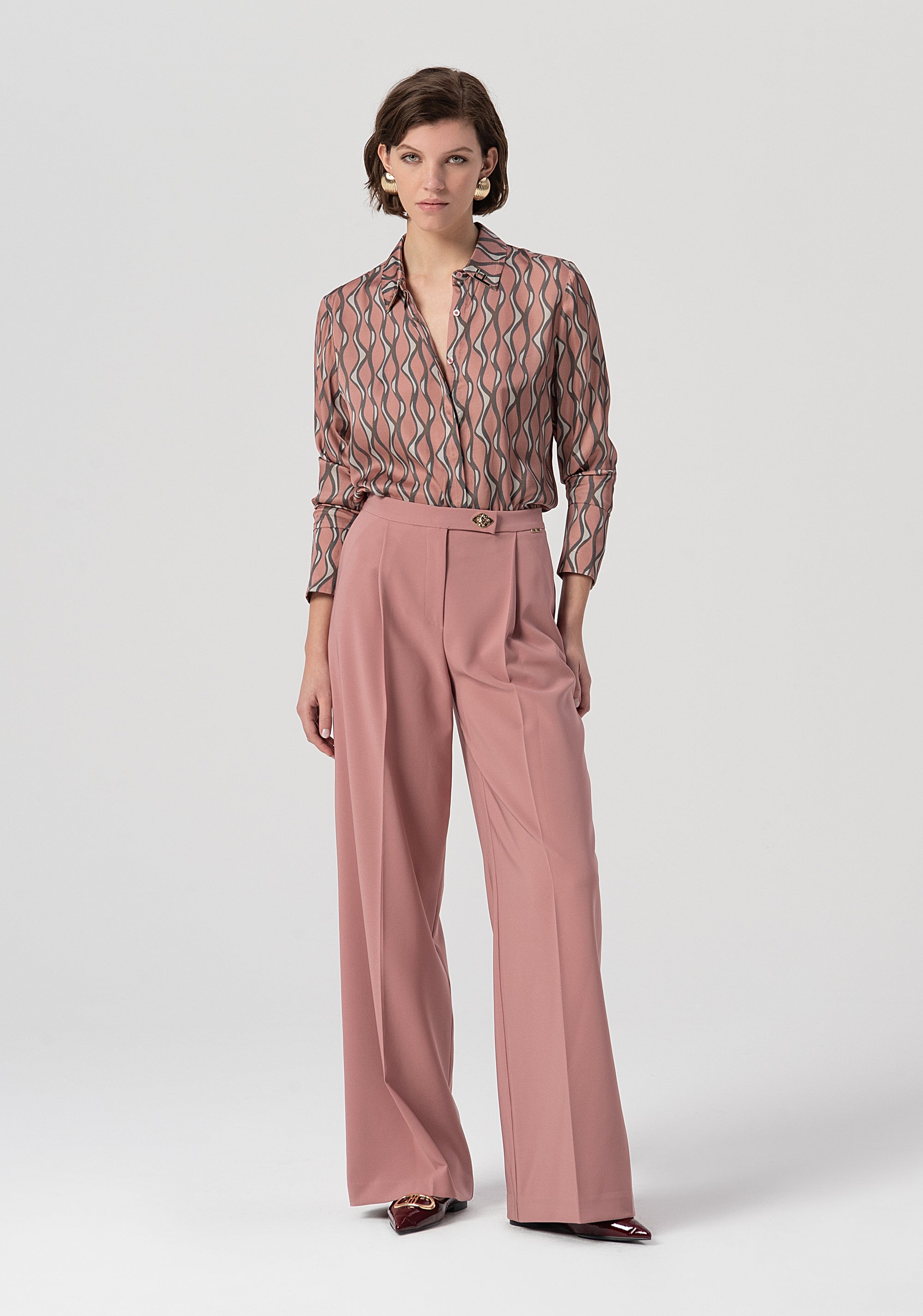 Palazzo pant flared Fracomina FS25WV3012W42901-238-1