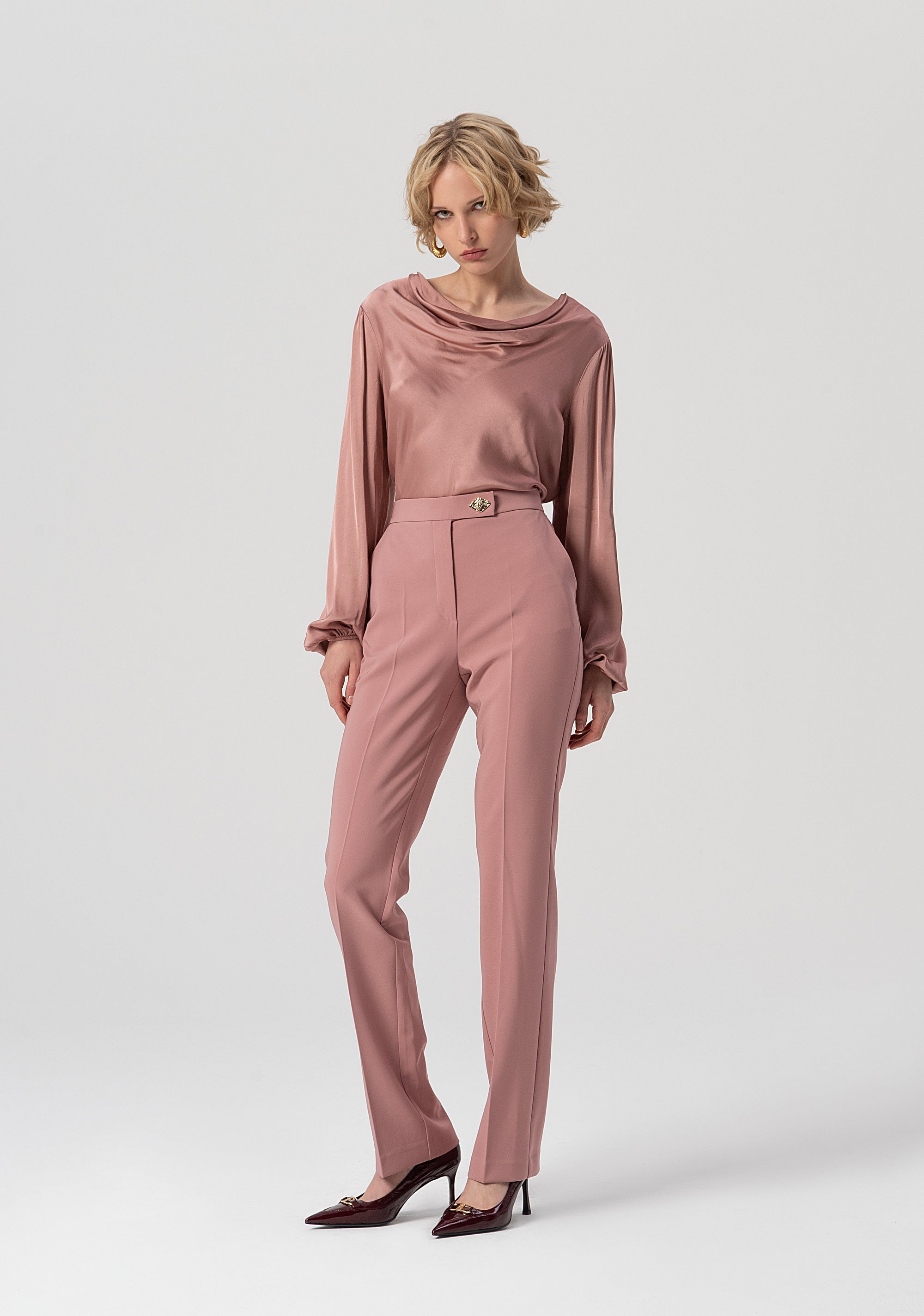 Bootcut pant with regular waist Fracomina FS25WVA001W42901-238