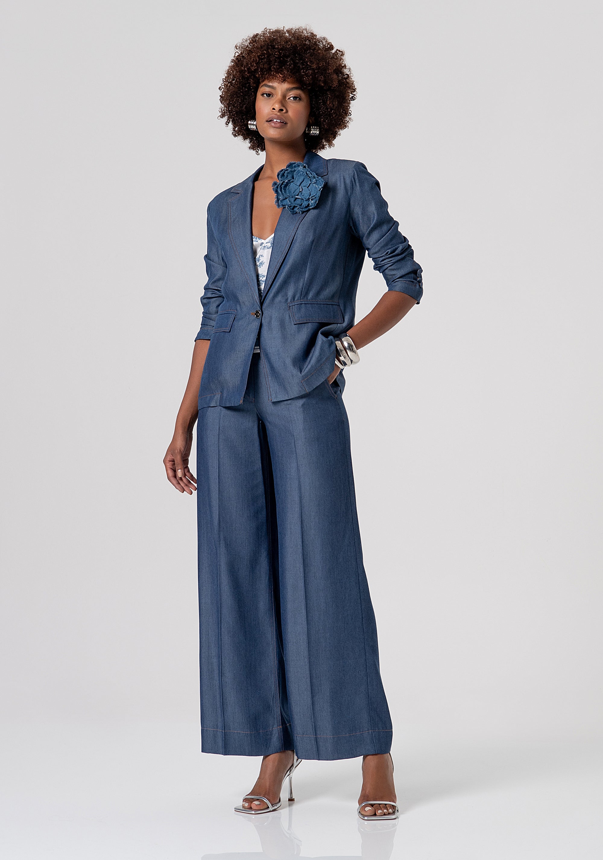 Tank top with conceptual pattern Fracomina FS26ST2009W435K5-083-4