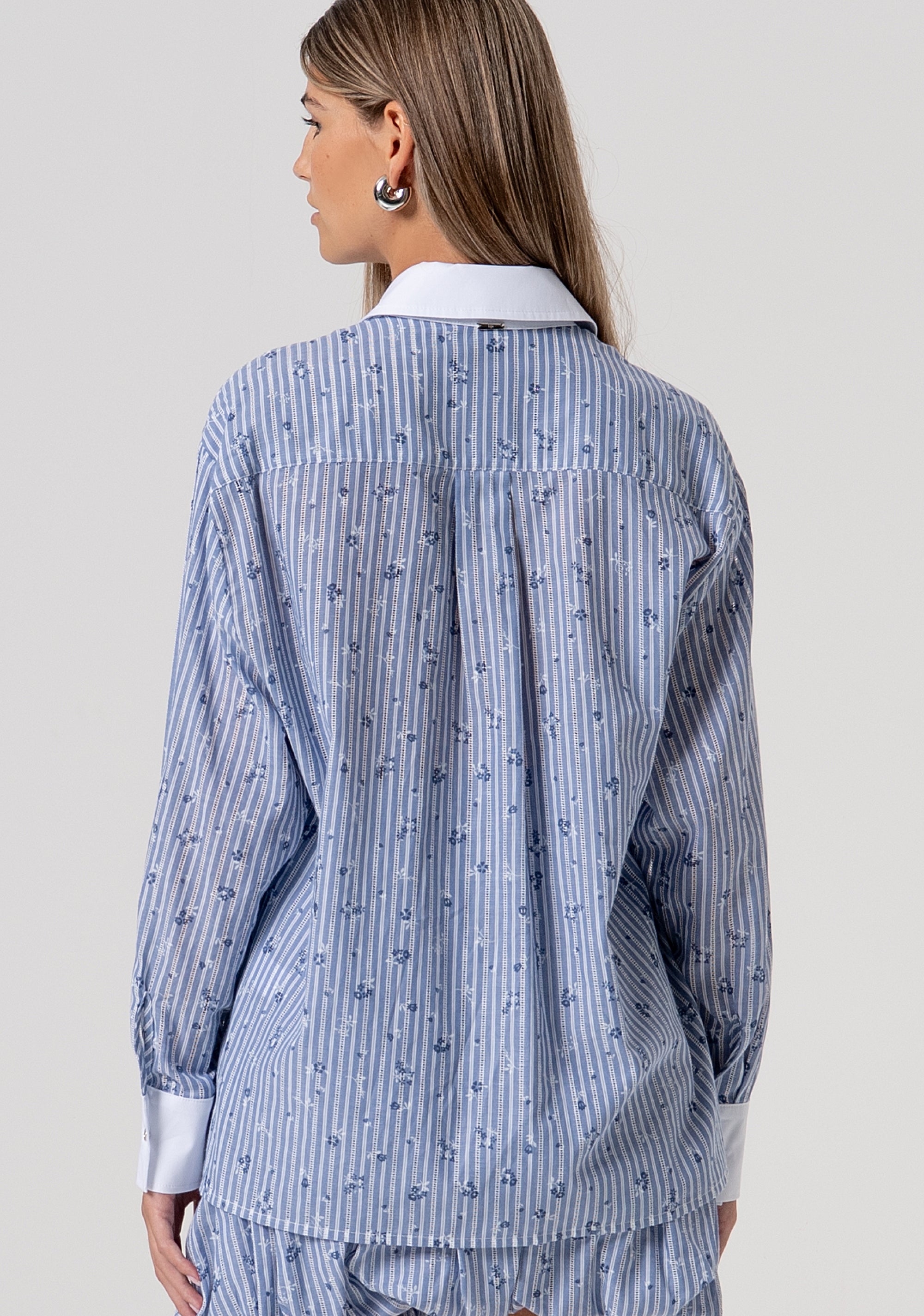 Shirt regular fit made in striped cotton Fracomina FS26ST6011W400N8-L62-3