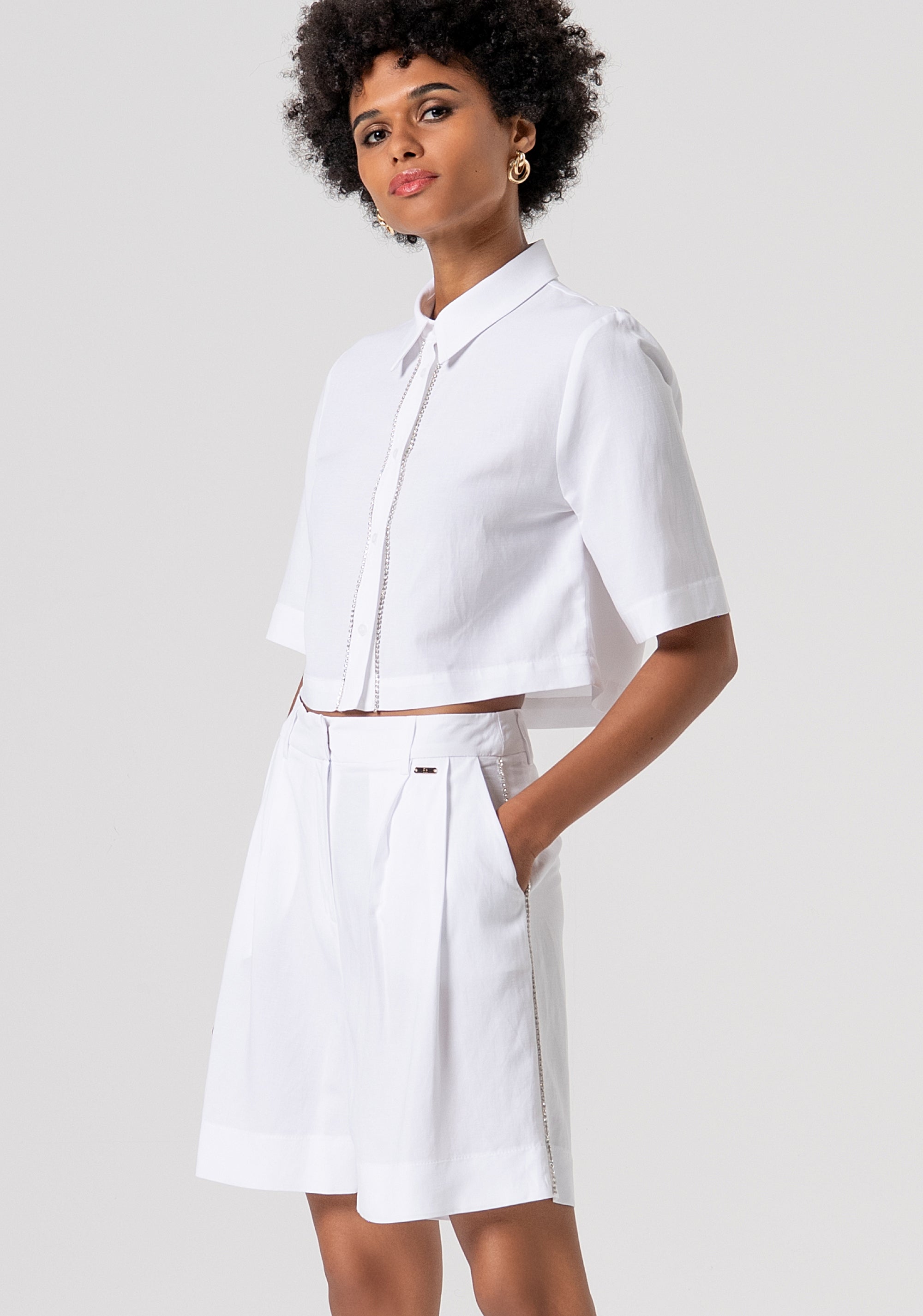 Short pant regular fit with linen Fracomina FS26SV6007W62201-278-2