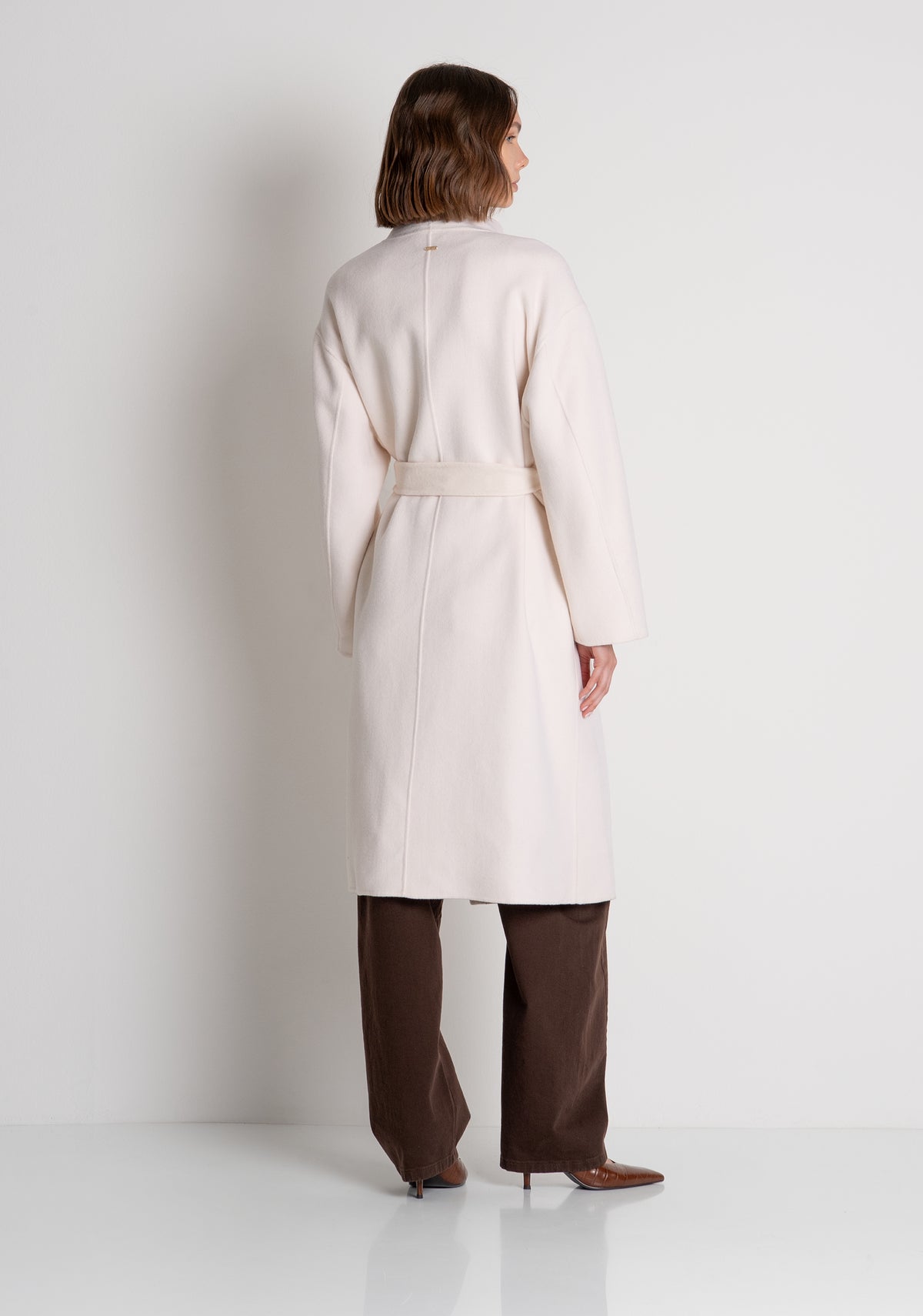 Long coat regular fit made in wool Fracomina FS26WC1006W85601-108-3