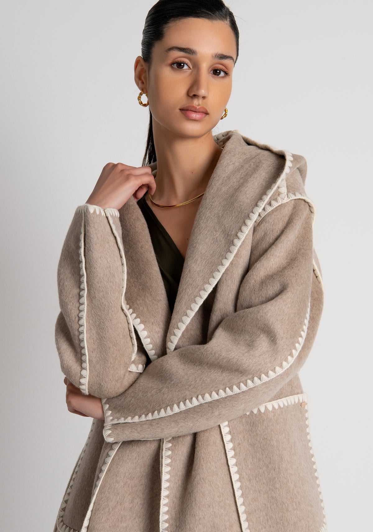 Long coat regular fit made in wool Fracomina FS26WC1007W75901-257