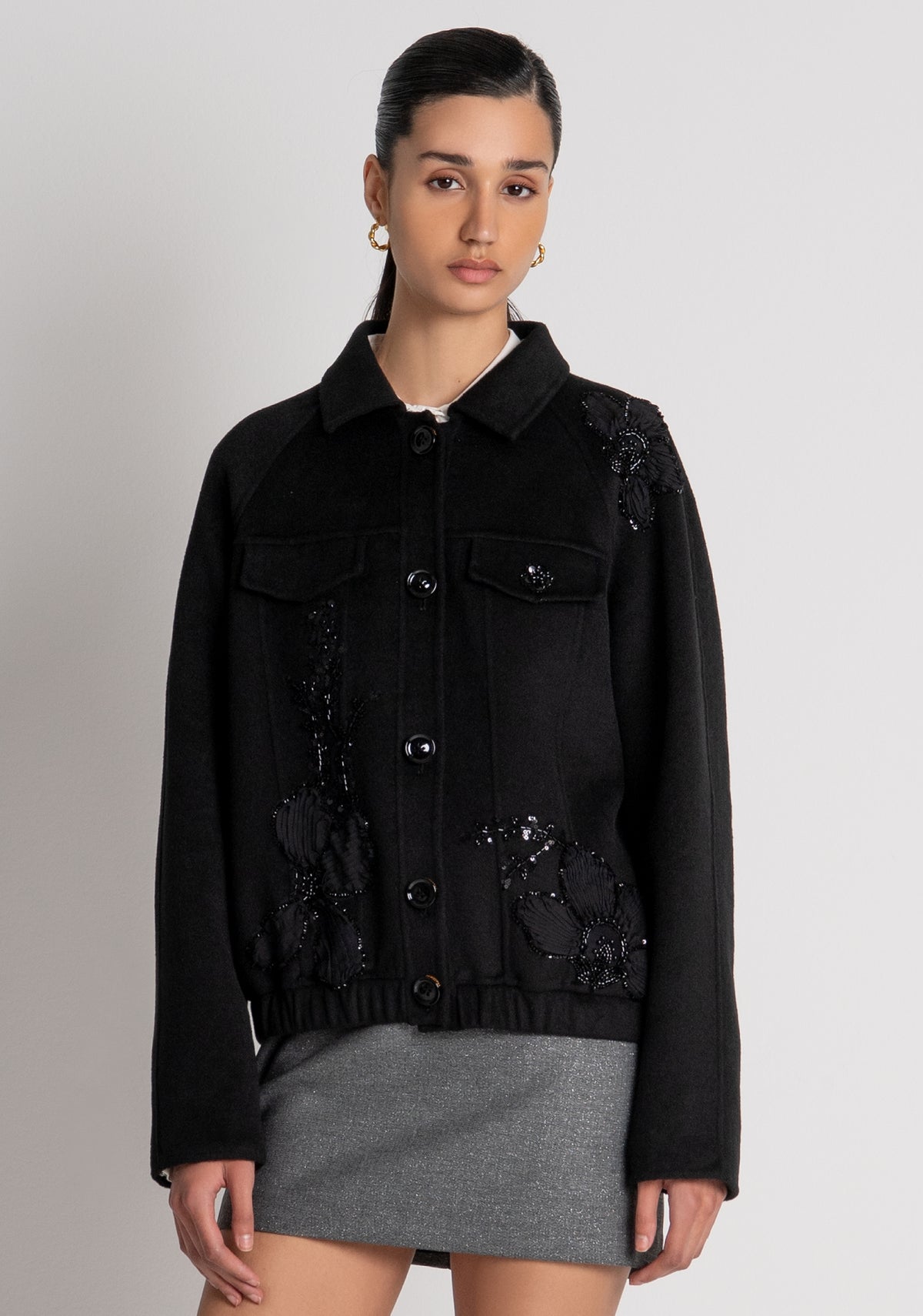 Short coat regular fit with wool Fracomina FS26WC1010W861E5-053-2