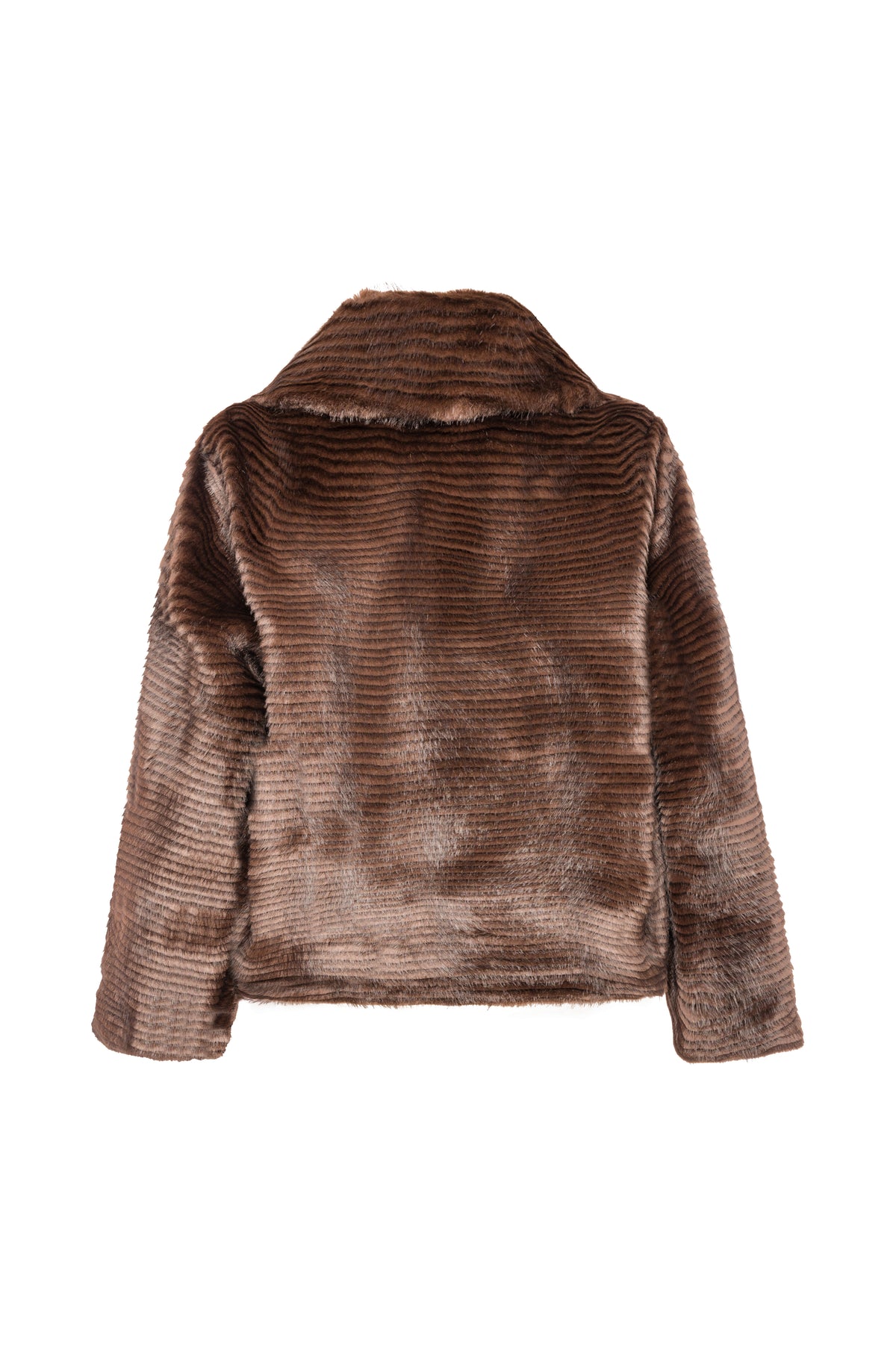 Jacket regular fit made in fake fur Fracomina FS26WC4002O44501-091-2