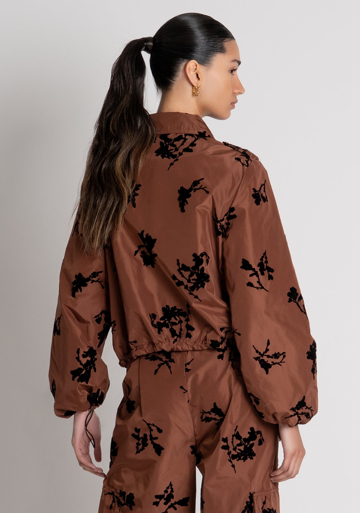 Jacket regular fit with flowers Fracomina FS26WC7001W454K2-P12-4