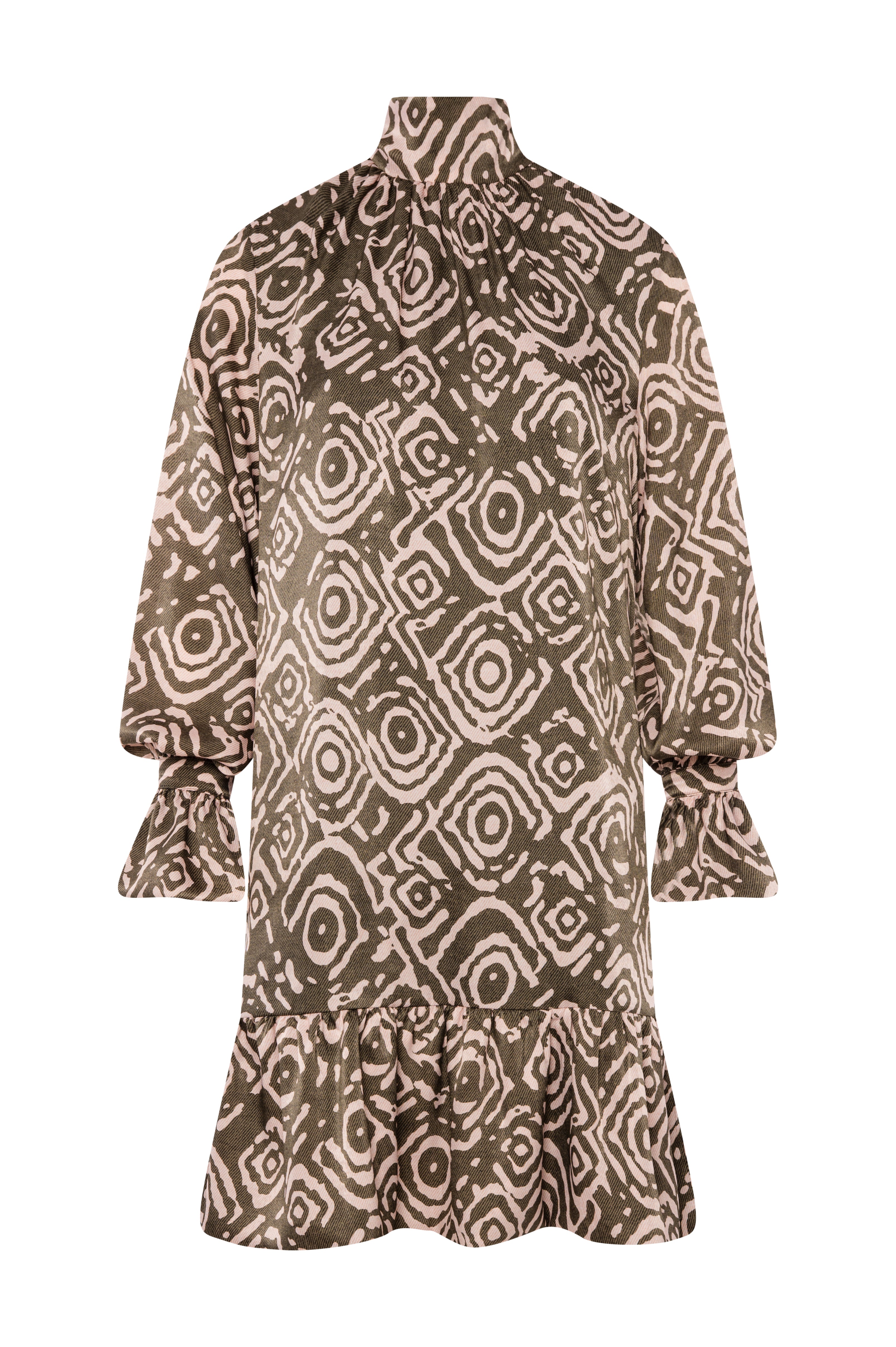Dress A-shape with pattern Fracomina FS26WD1005W411Y8-KM2-1