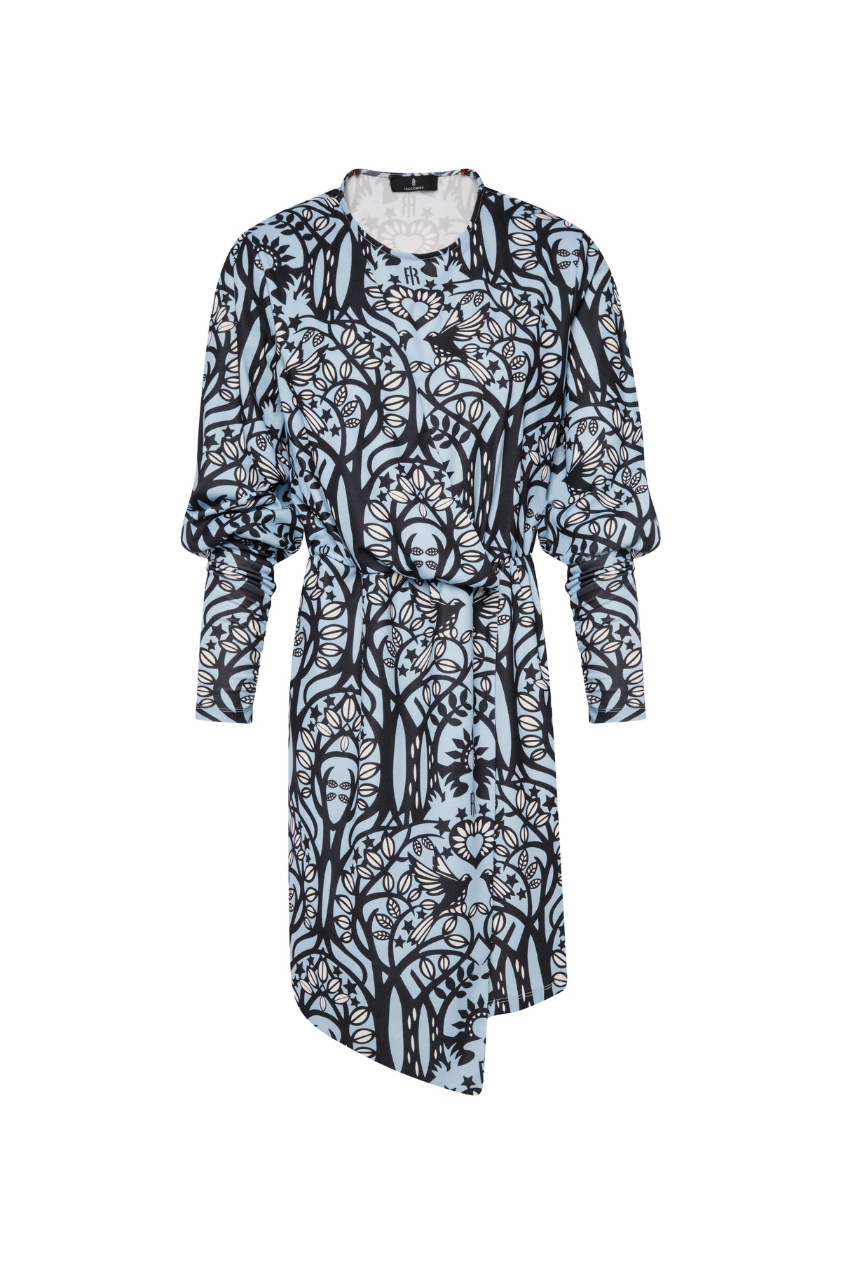 Mini dress regular fit with pattern Fracomina FS26WD1007W798K5-KL8-1