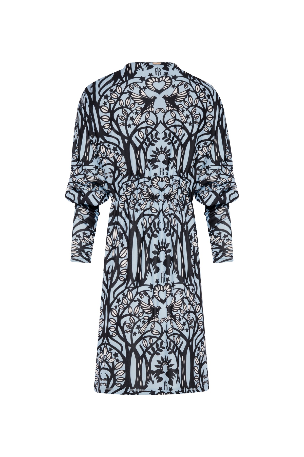 Mini dress regular fit with pattern Fracomina FS26WD1007W798K5-KL8-2