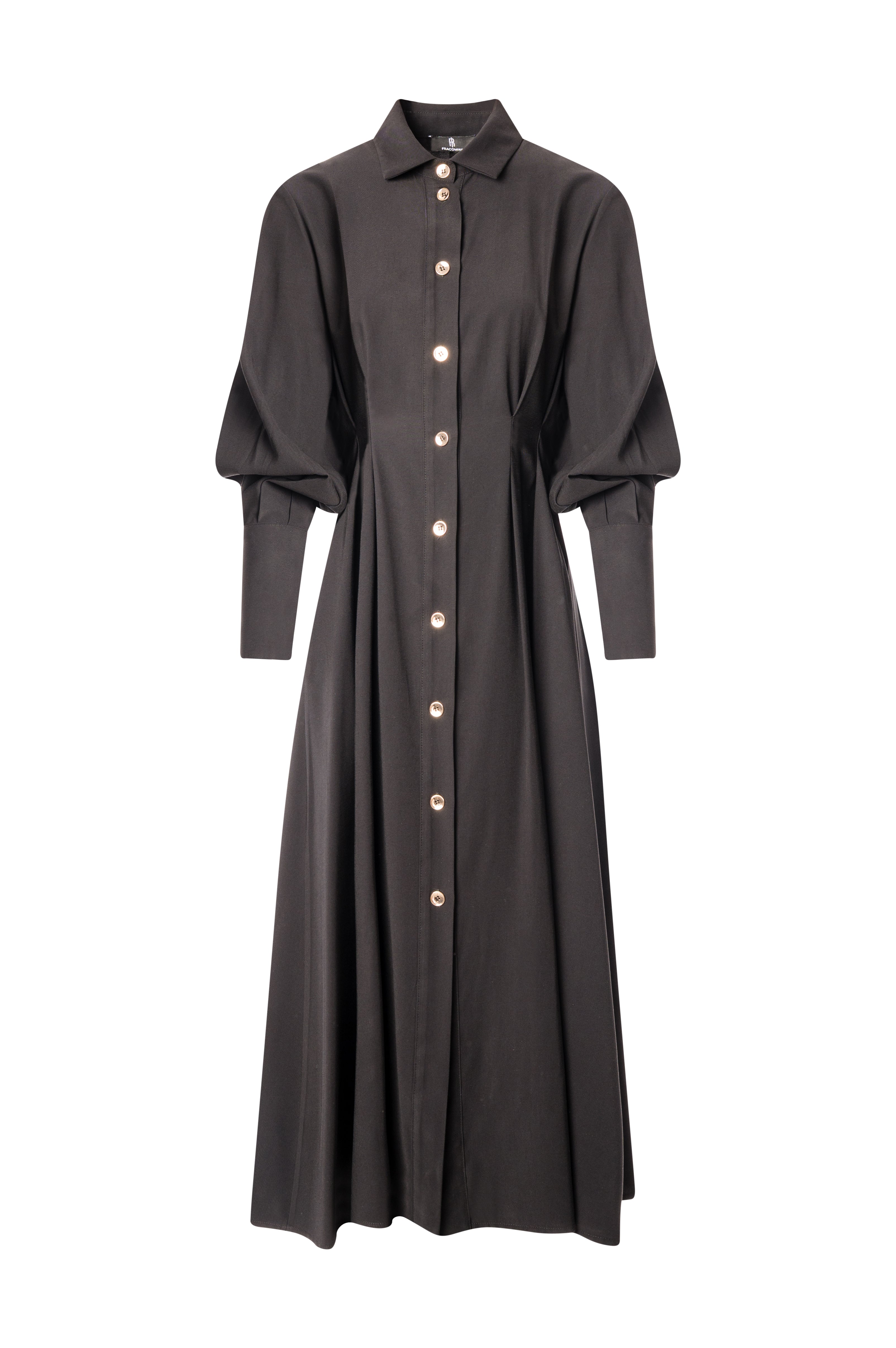 Long chemisier dress regular fit Fracomina FS26WD2005W58901-K01-1