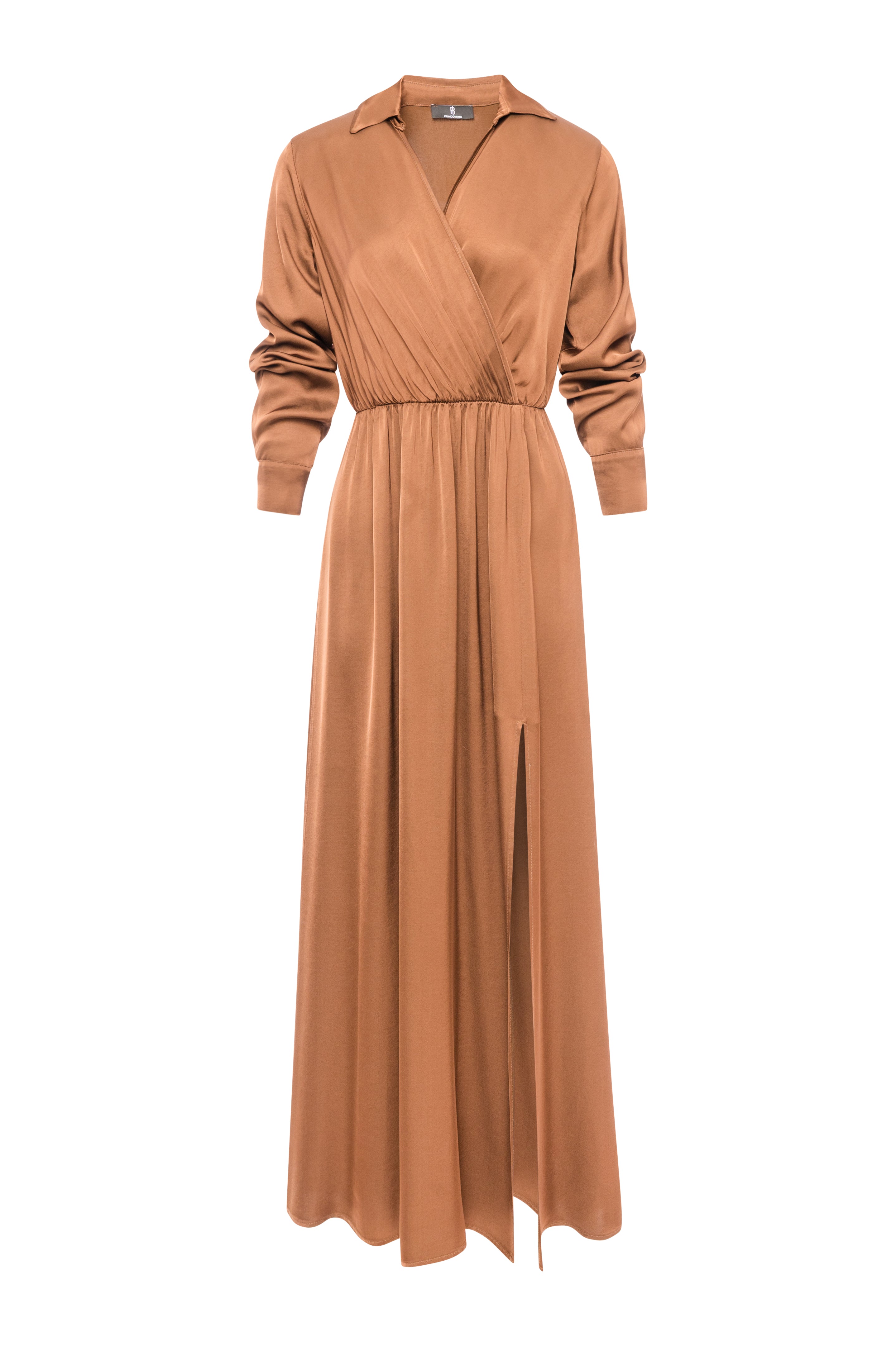 Long dress regular fit made in viscose Fracomina FS26WD2007W41301-KL0-1