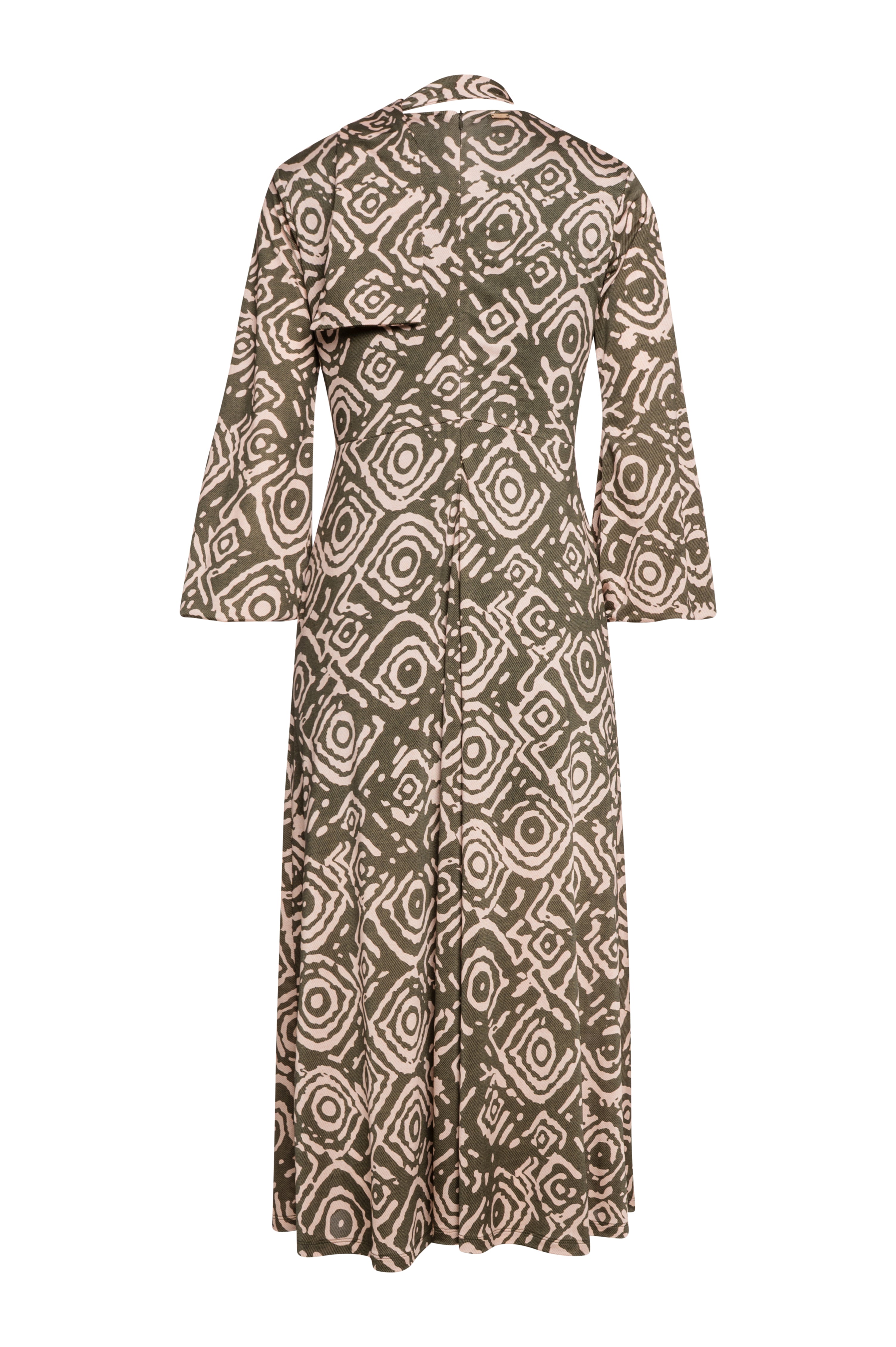 Long dress regular fit with geometric pattern Fracomina FS26WD2010W798Y8-KM2-2