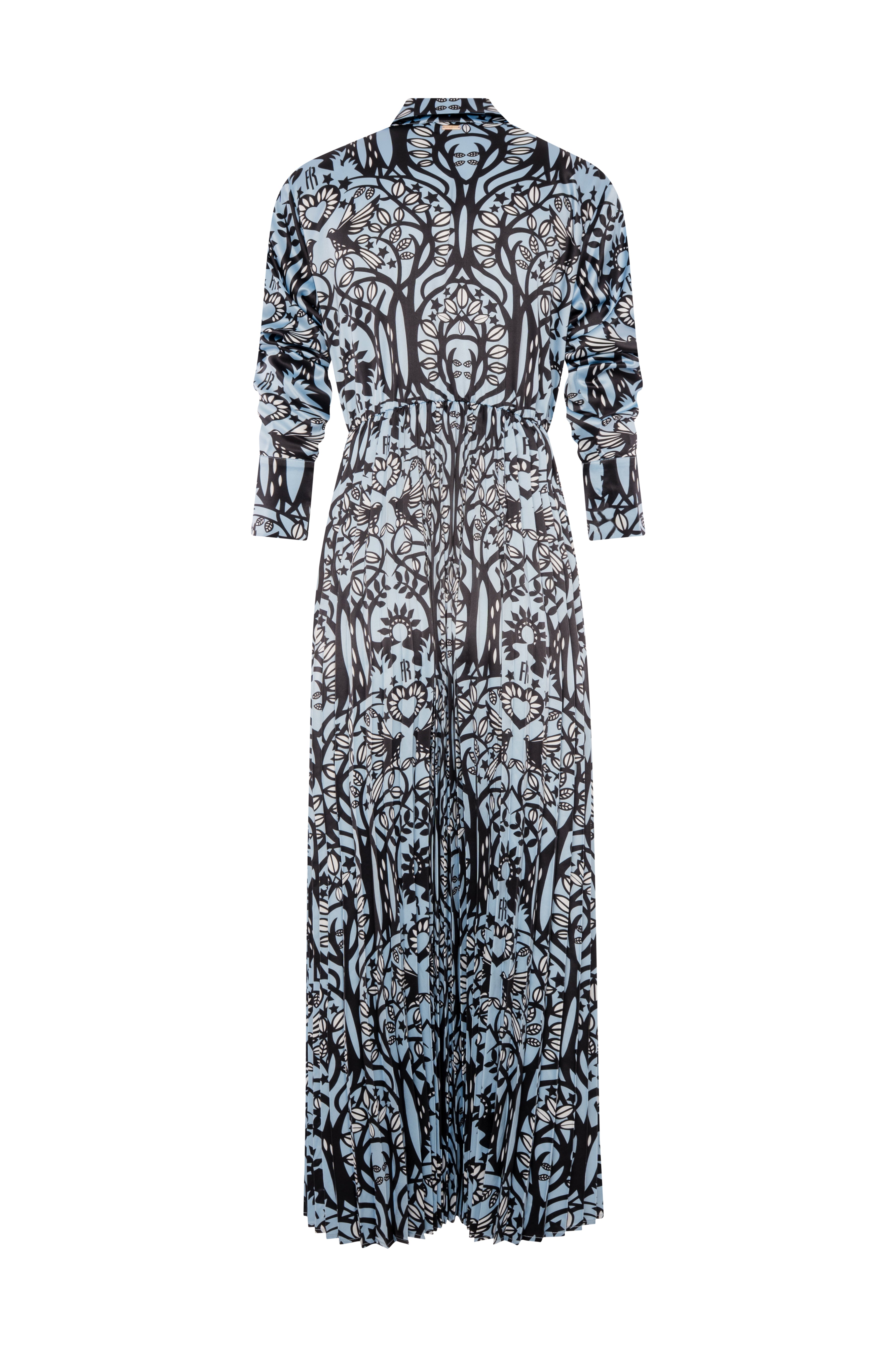 Long chemisier dress regular fit with pattern Fracomina FS26WD3003W733K5-KL8-2