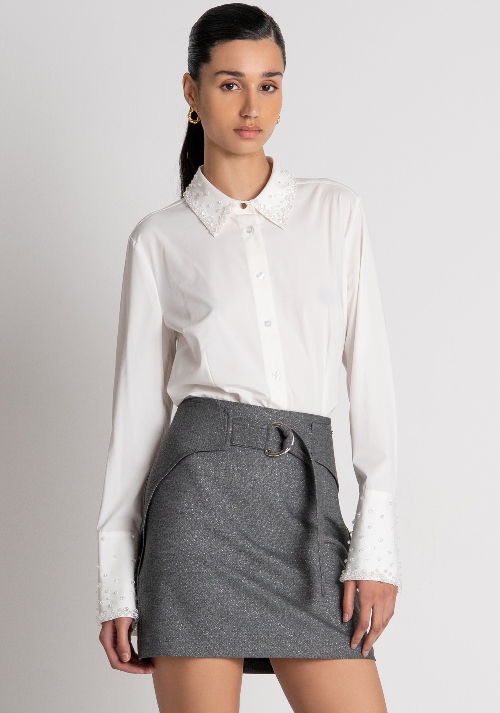 Mini skirt slim fit Fracomina FS26WG1004W500J1-060-2