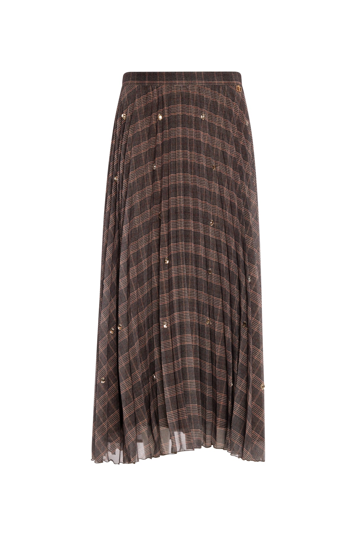 Skirt flare middle length with diamond pattern Fracomina FS26WG2003W412R8-K06-1