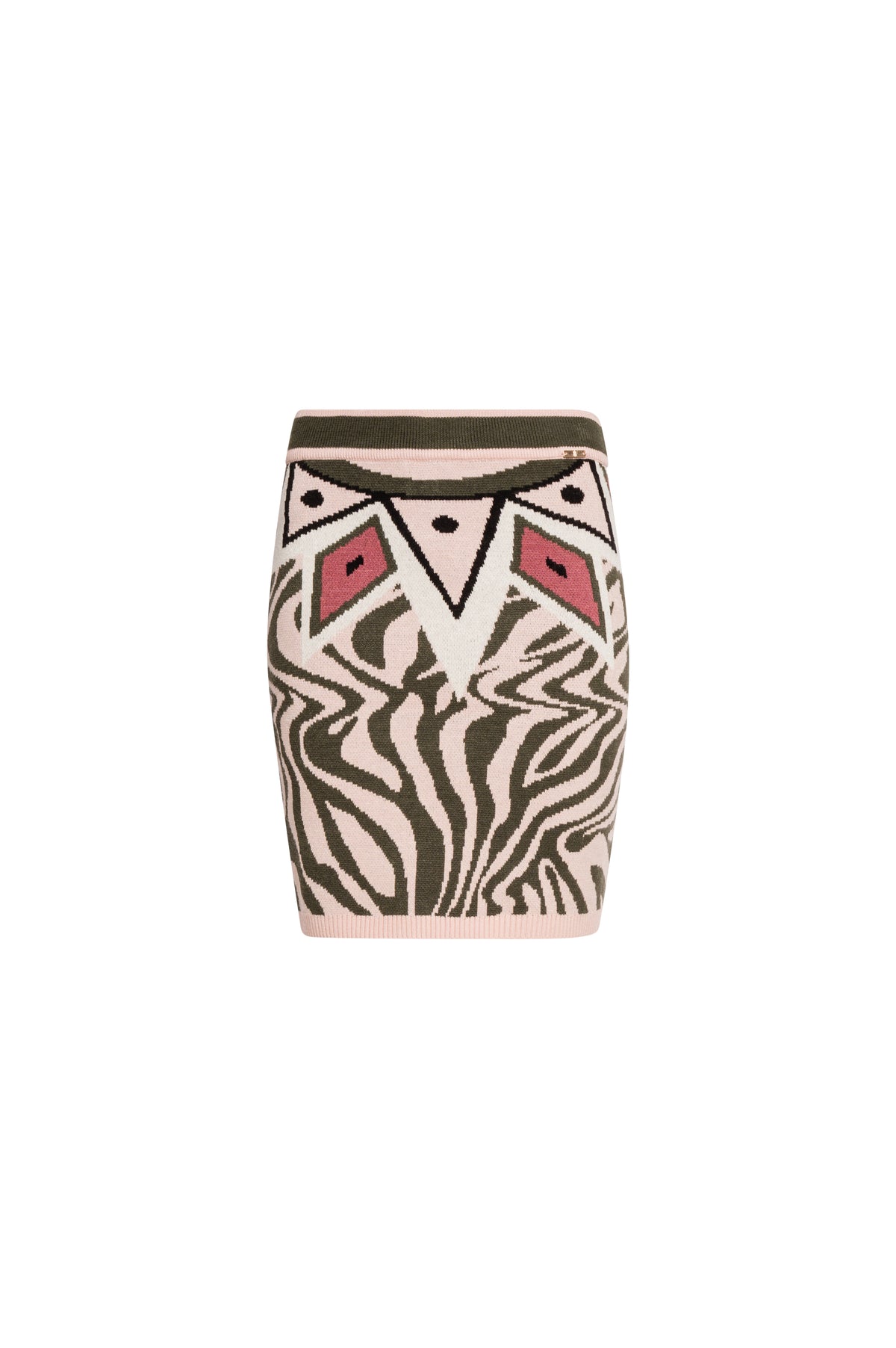Knitted mini skirt slim fit with animalier jacquard effect Fracomina FS26WG4002K504F8-K37-1_f8aae498-b5e0-41cf-90a7-e0c89c01e23d