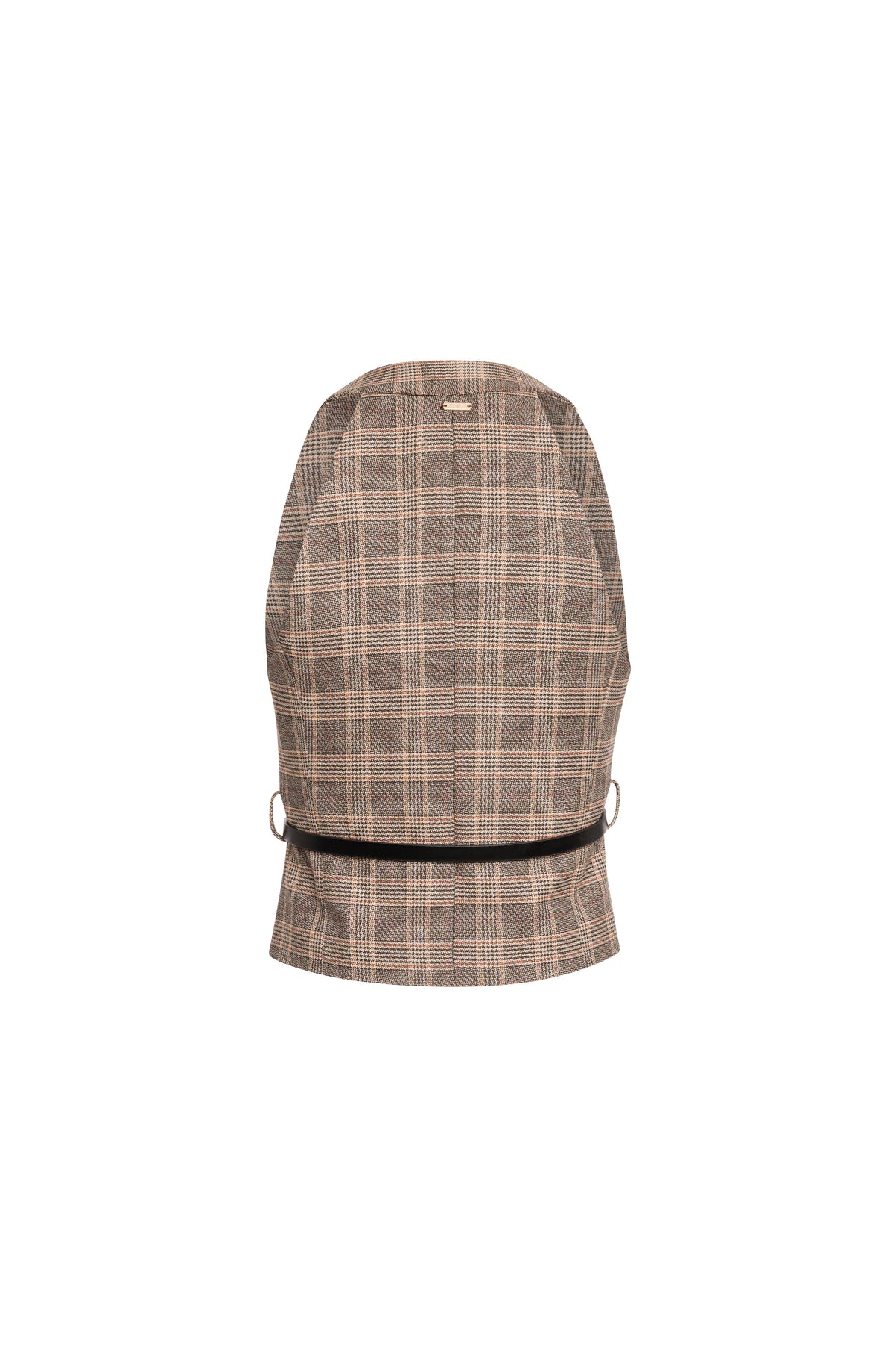 Gilet regular fit made in Prince of Wales fabric Fracomina FS26WJ5001W49295-K06-2