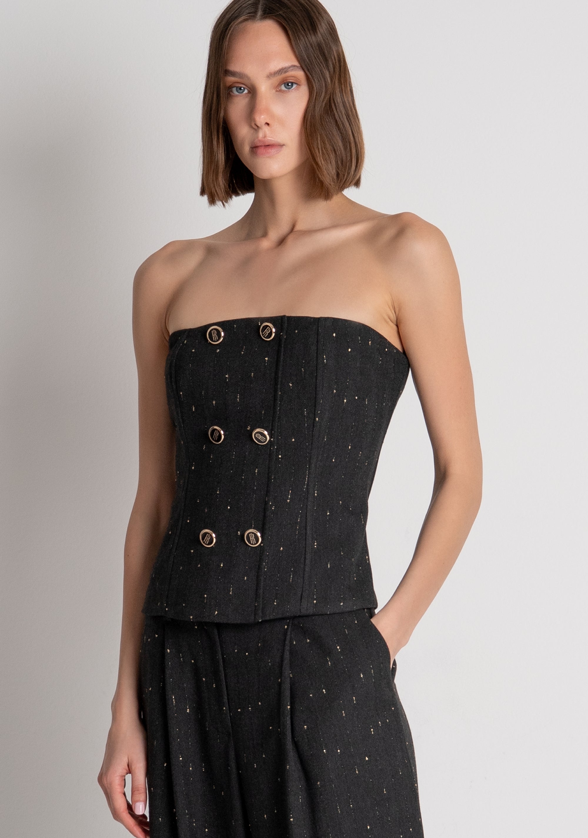Bustier slim fit Fracomina FS26WJ5003W726Q7-053-2