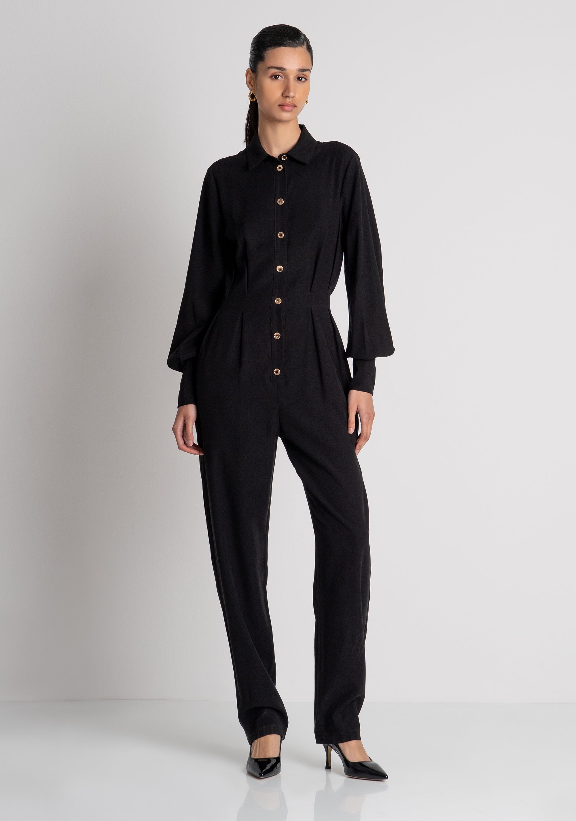 Long overall regular fit made in stretch viscose Fracomina FS26WO2001W58901-053-2