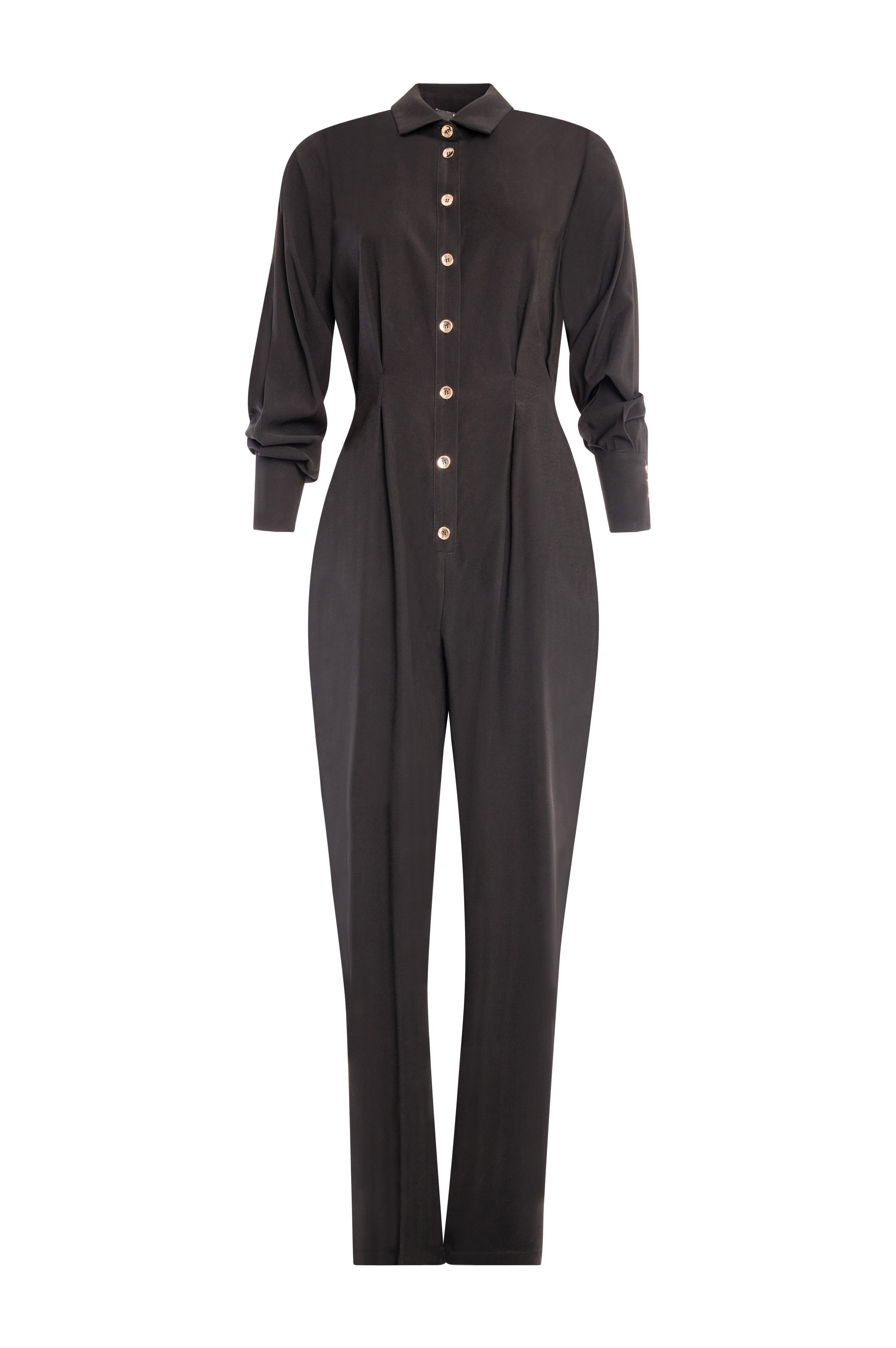 Long overall regular fit made in stretch viscose Fracomina FS26WO2001W58901-K01-1
