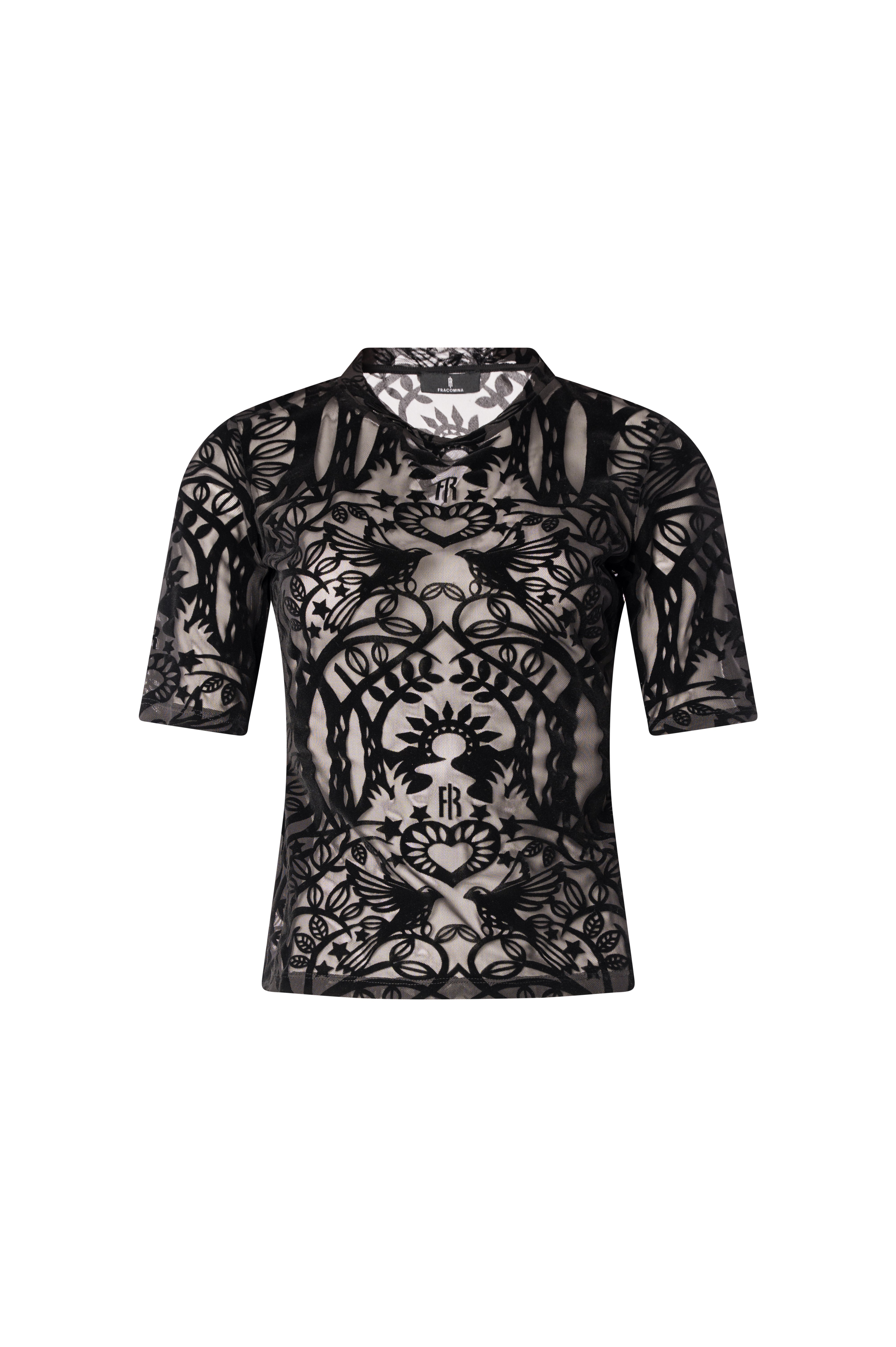Top slim made in lace Fracomina FS26WT1002W858Q5-K01-1