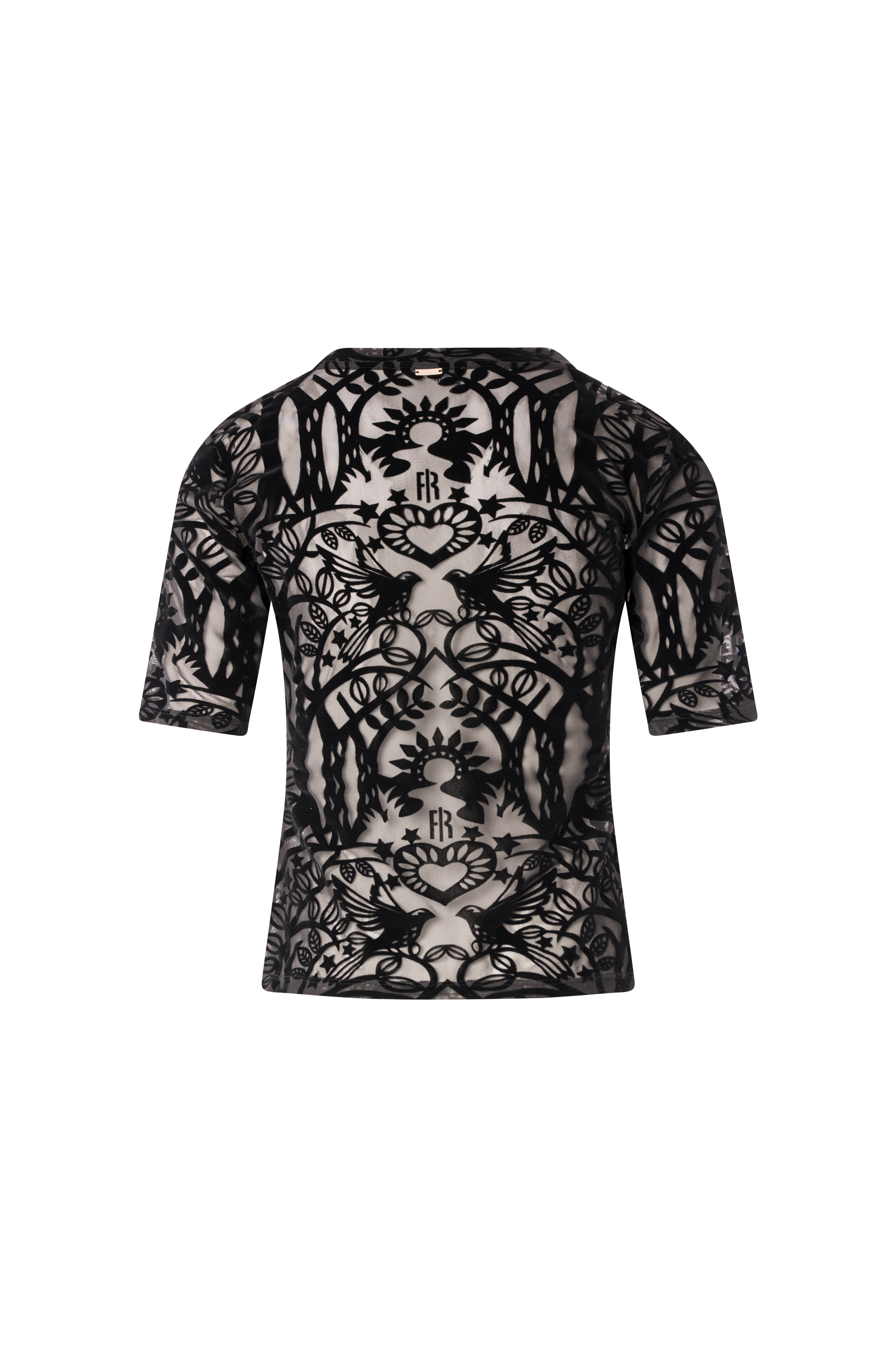Top slim made in lace Fracomina FS26WT1002W858Q5-K01-2