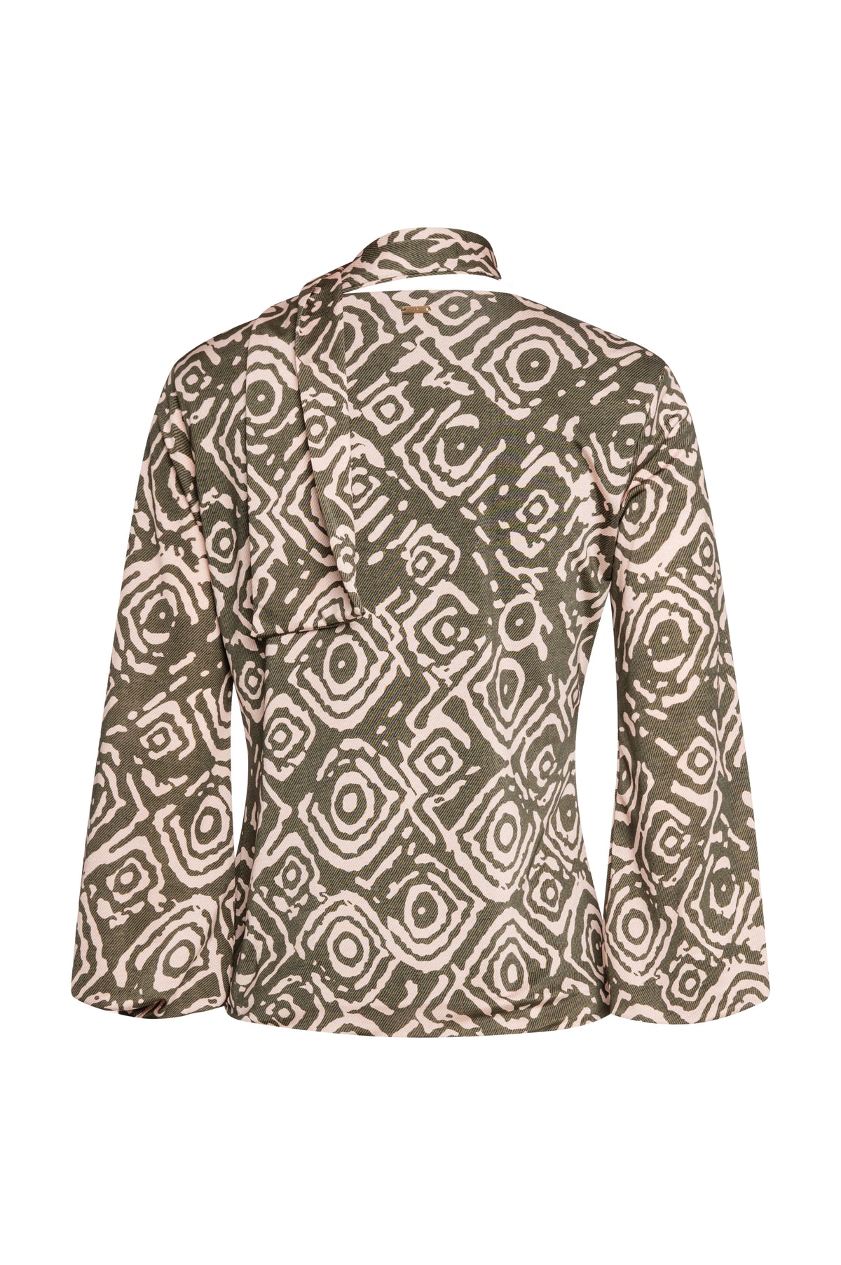Blouse regular fit with geometrical pattern Fracomina FS26WT1006W798Y8-KM2-2