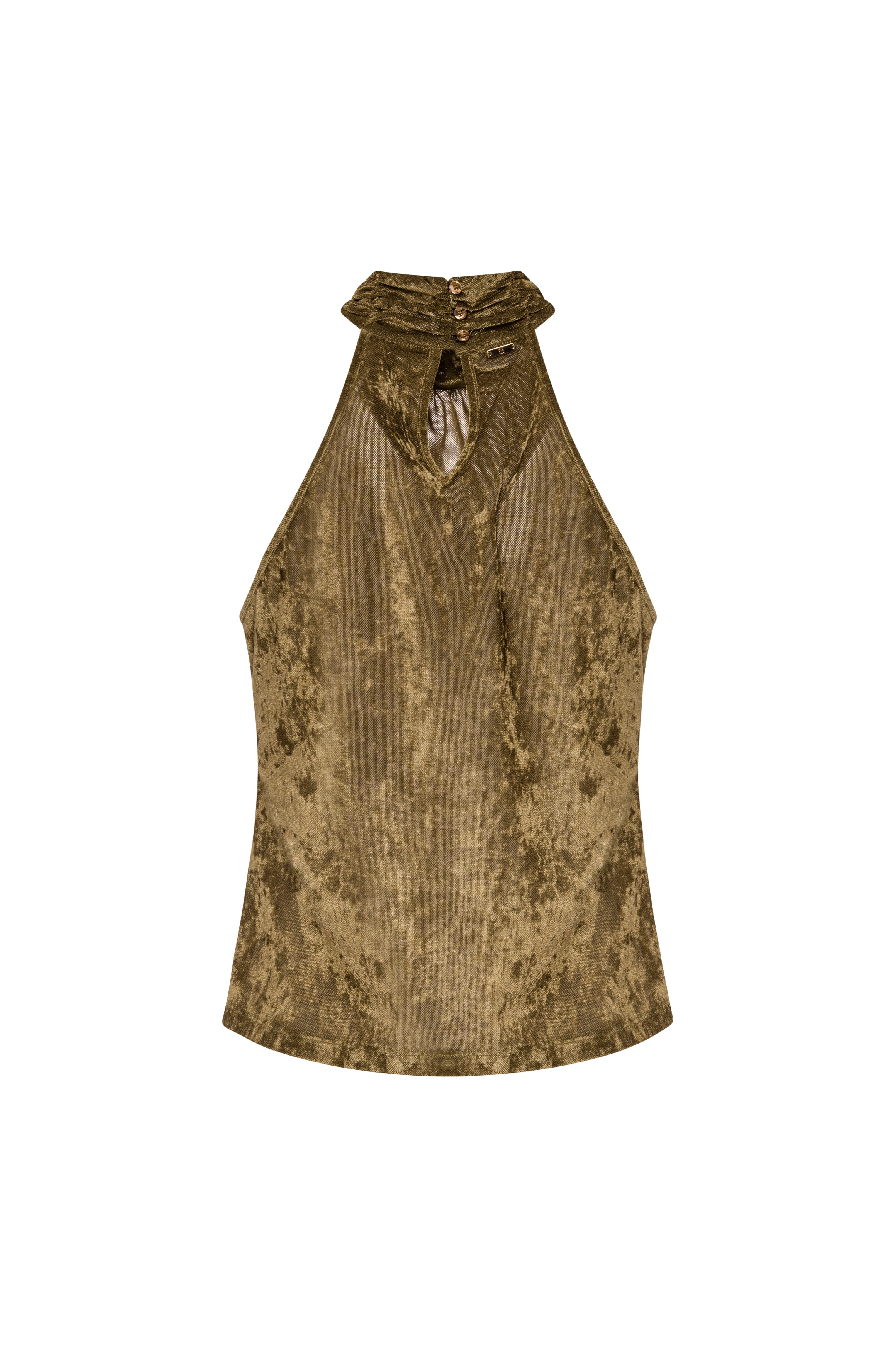 Tank top made in velvet Fracomina FS26WT2001W597Q5-K66-2