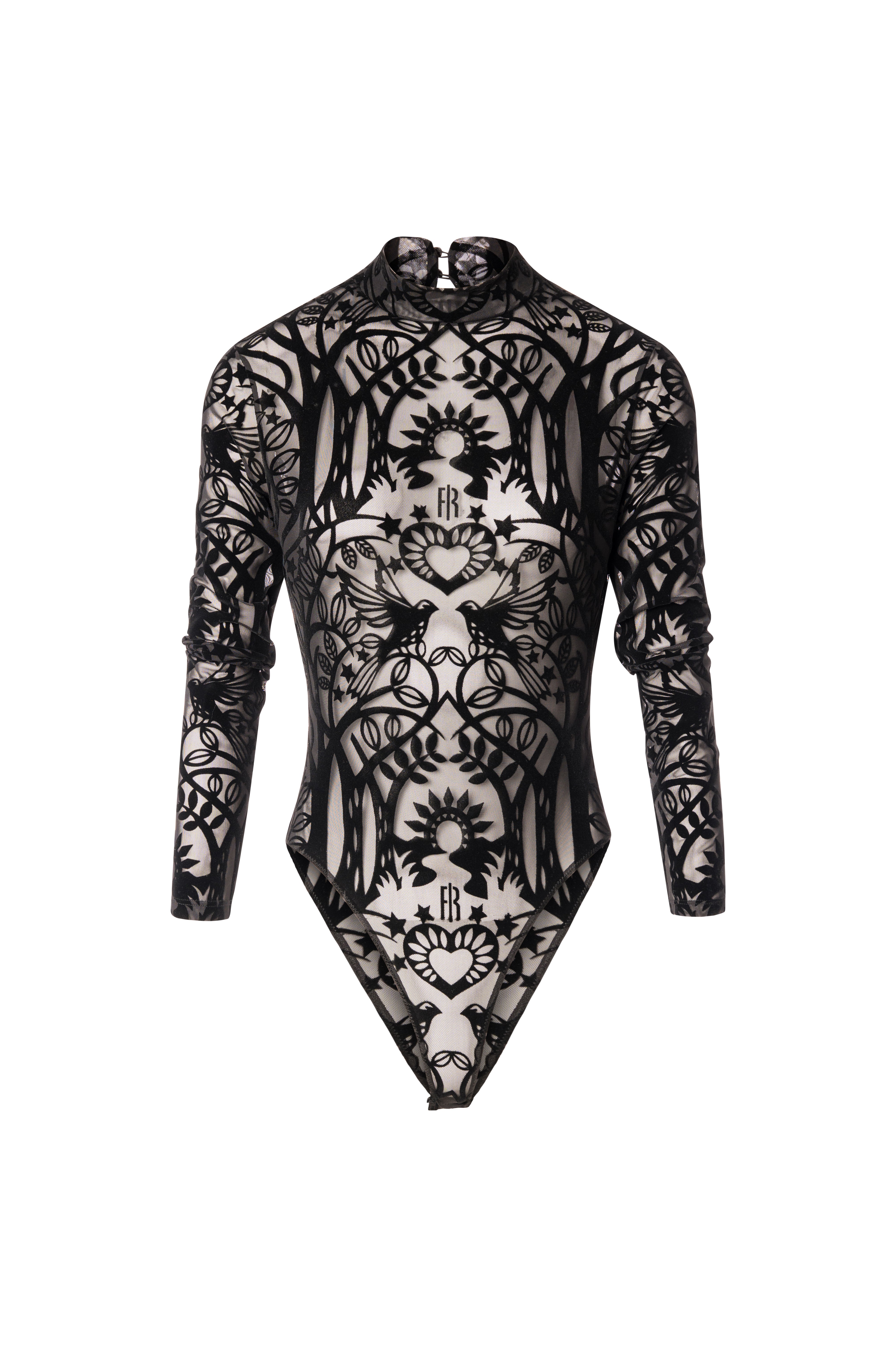 Body slim fit made in lace Fracomina FS26WT5001W858Q5-K01-1