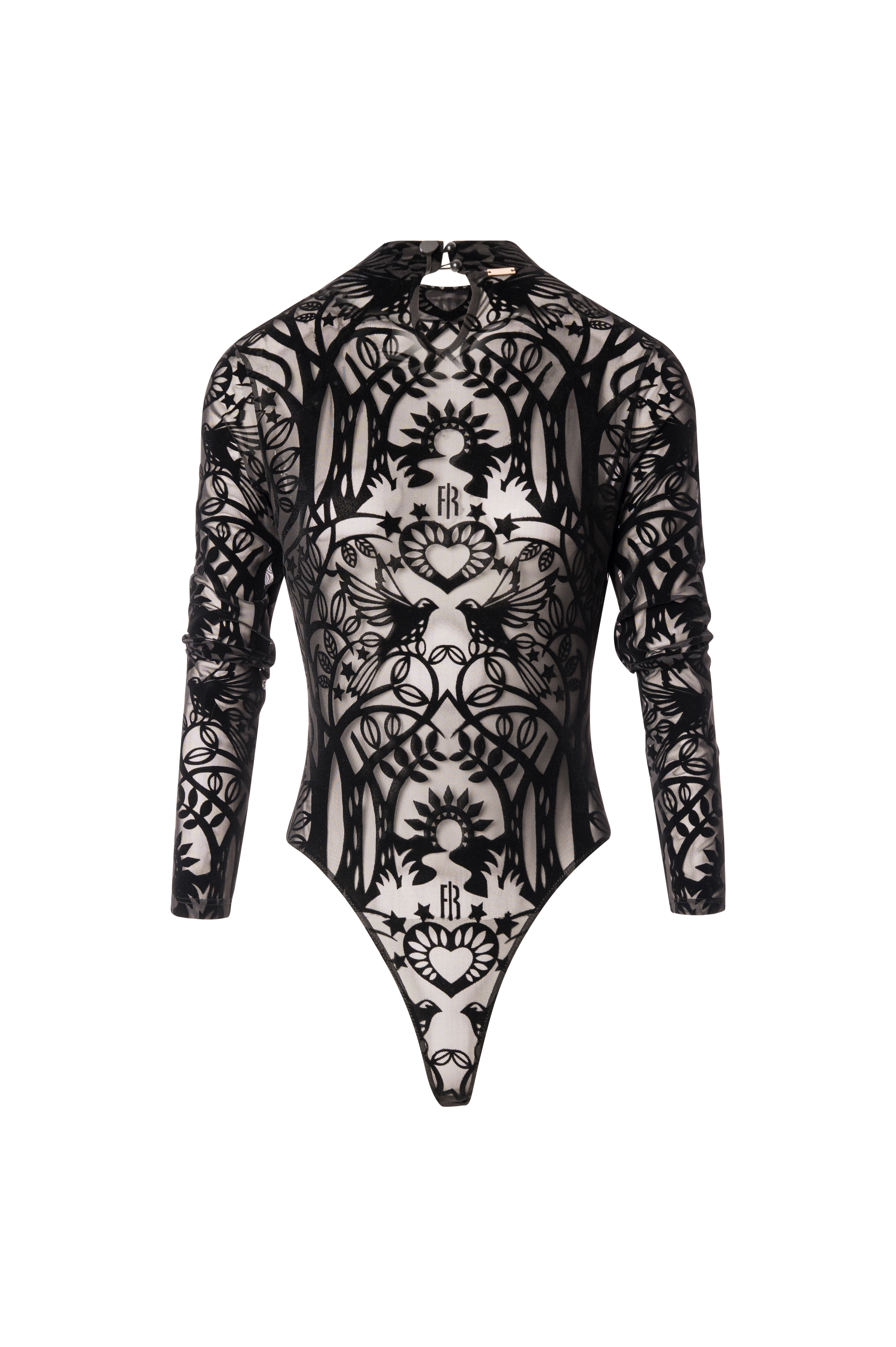 Body slim fit made in lace Fracomina FS26WT5001W858Q5-K01-2