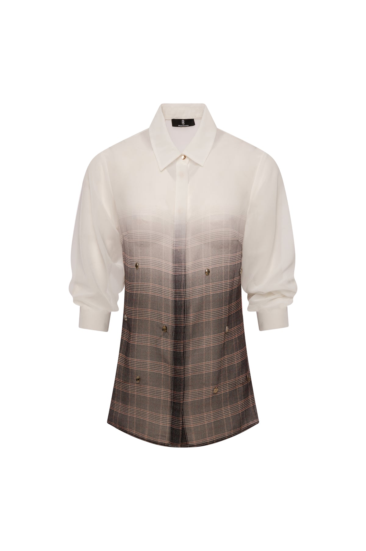 Shirt regular fit with diamond shape pattern Fracomina FS26WT6004W412R8-KM0-1