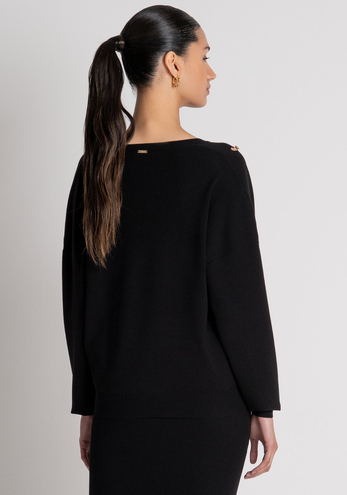Knitwear regular fit with V-neck drop Fracomina FS26WT7004K56501-053-4