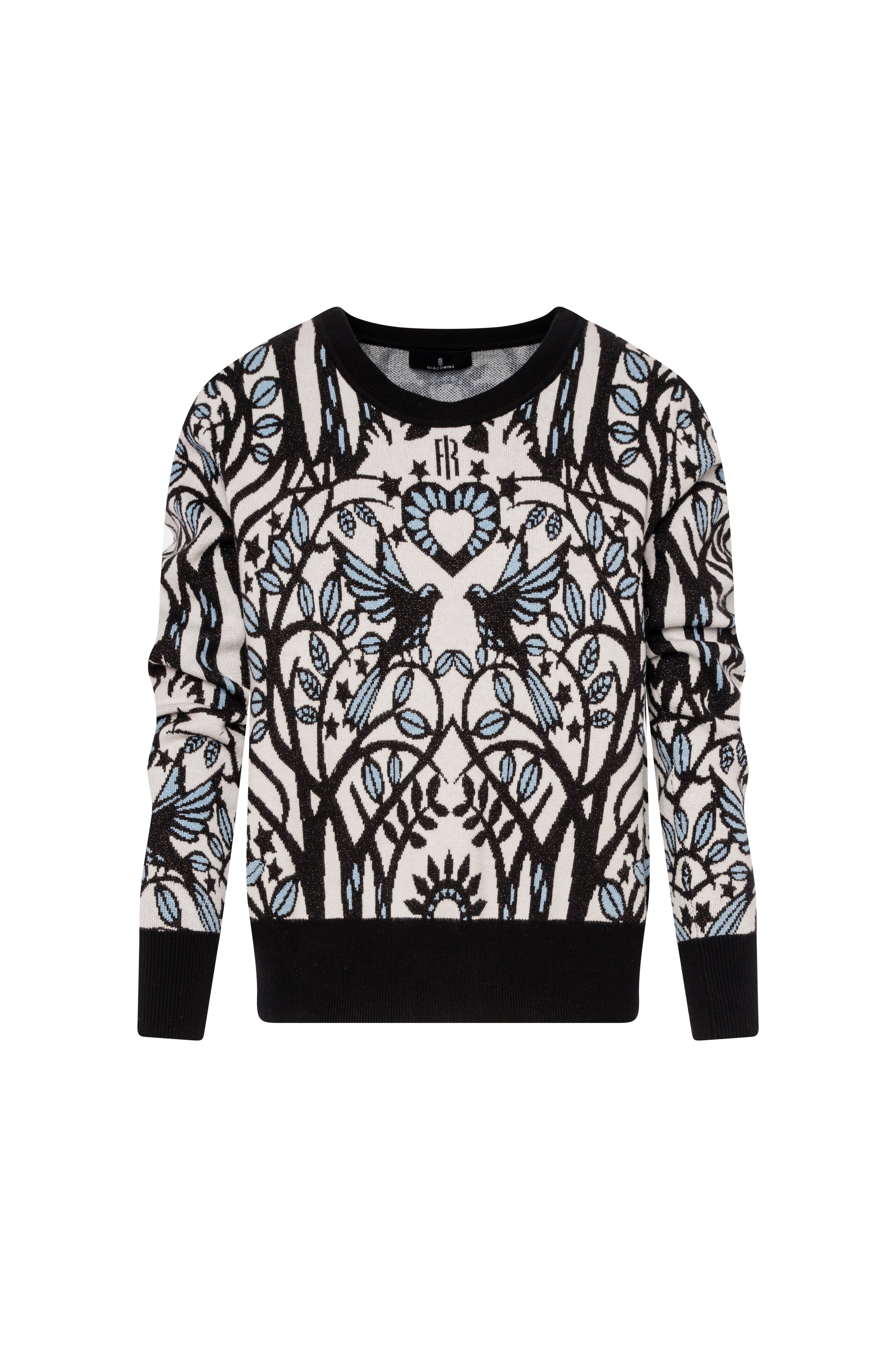 Knitwear regular fit with jacquard effect Fracomina FS26WT7005K502F8-KE1-1