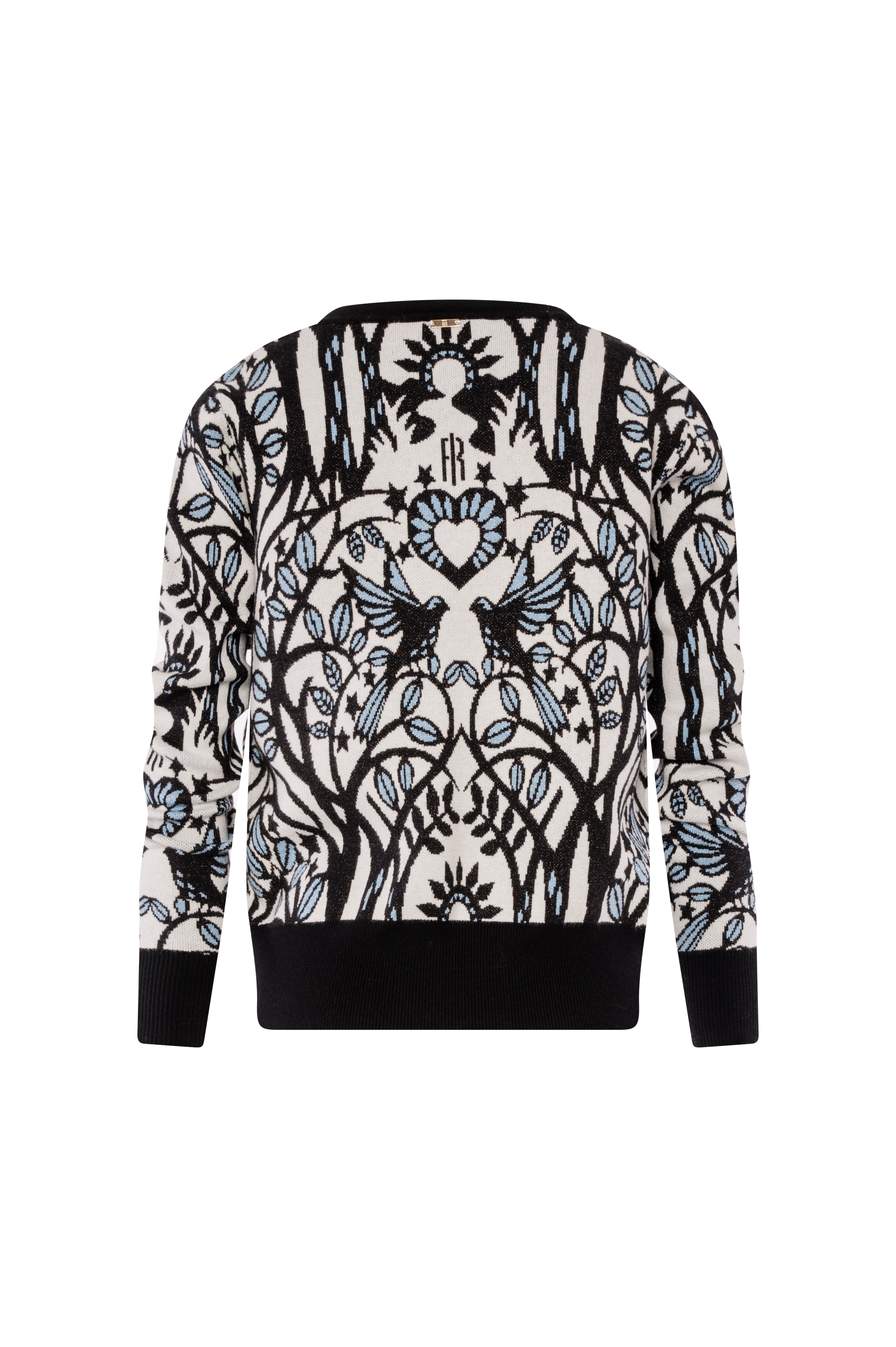 Knitwear regular fit with jacquard effect Fracomina FS26WT7005K502F8-KE1-2
