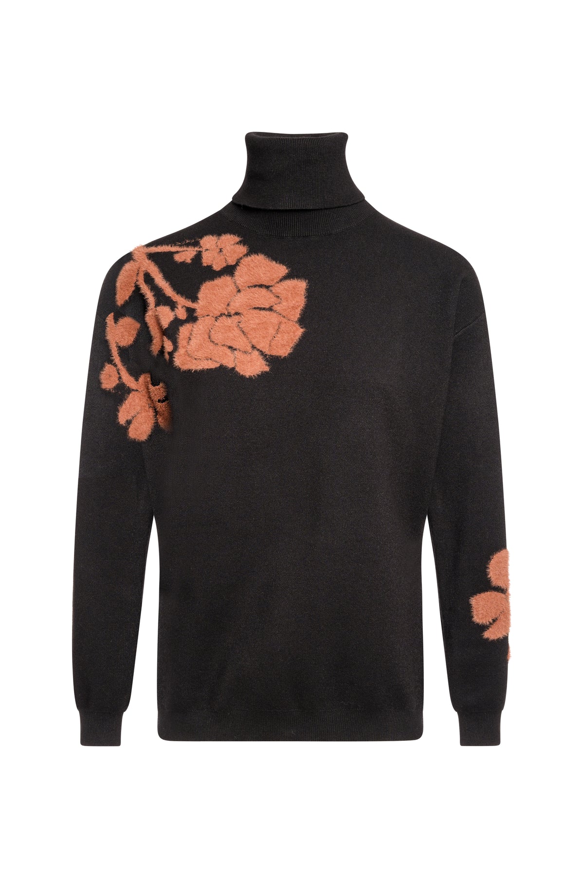 Knitwear regular fit with flowery jacquard effect Fracomina FS26WT7008K50201-KM4-1