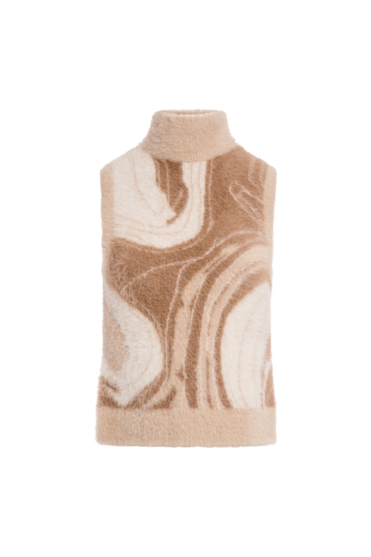 Sleeveless knitwear with jacquard effect Fracomina FS26WT7010K464F8-P13-1